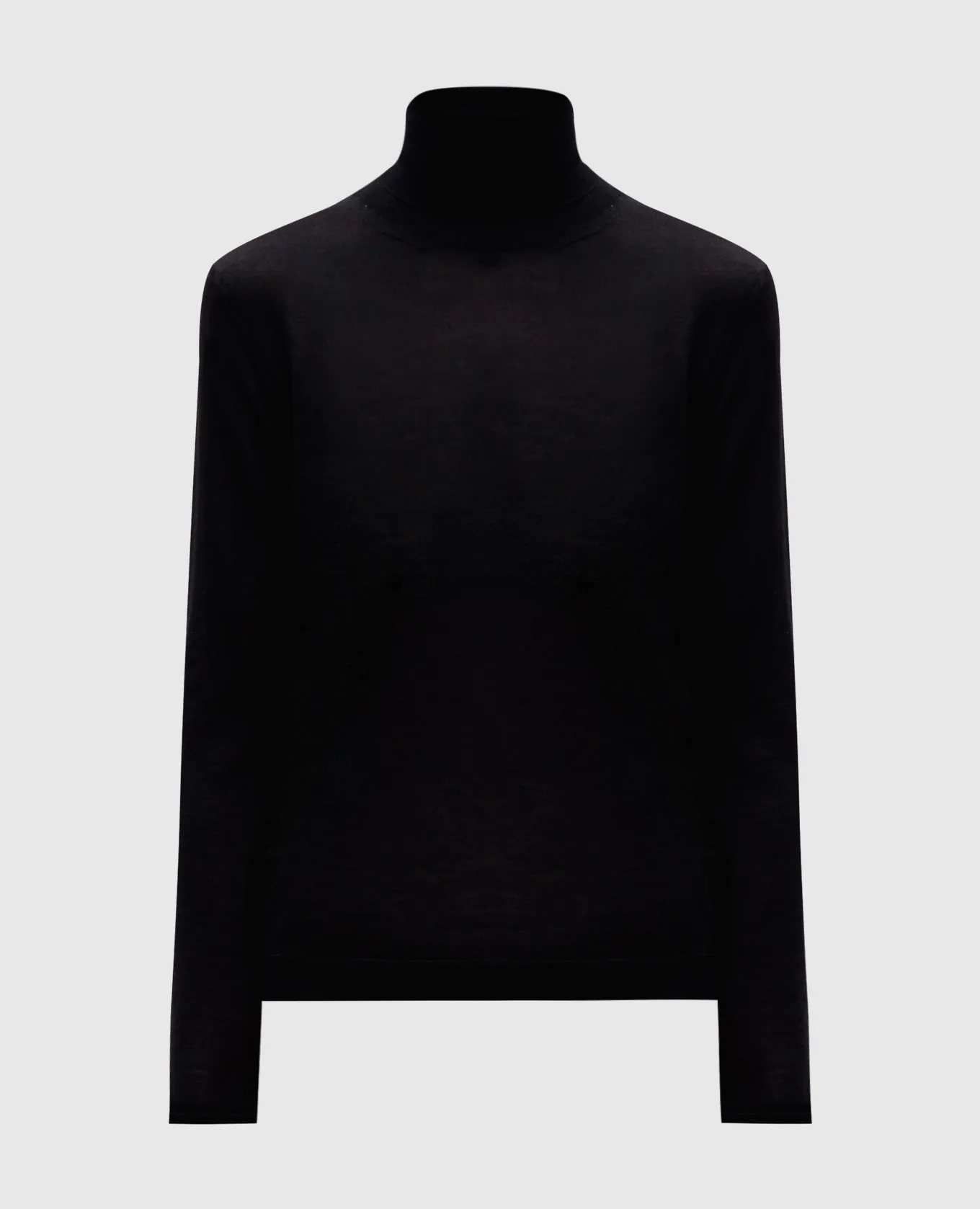 Tom Ford Golf nero in cashmere e seta con logo MAK1334YAX087