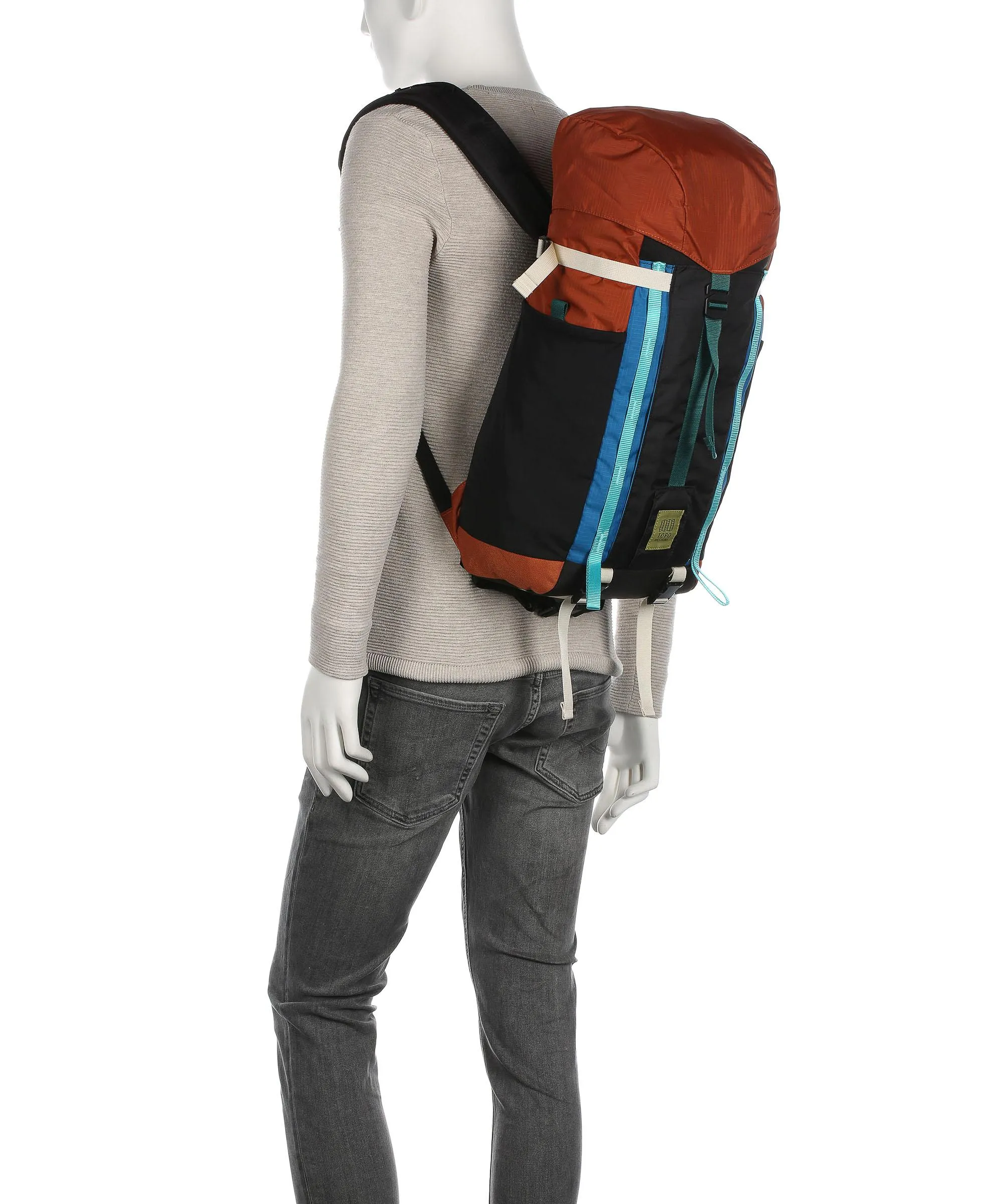  Topo Designs Mountain 16L Zaino nylon ripstop riciclato nero  