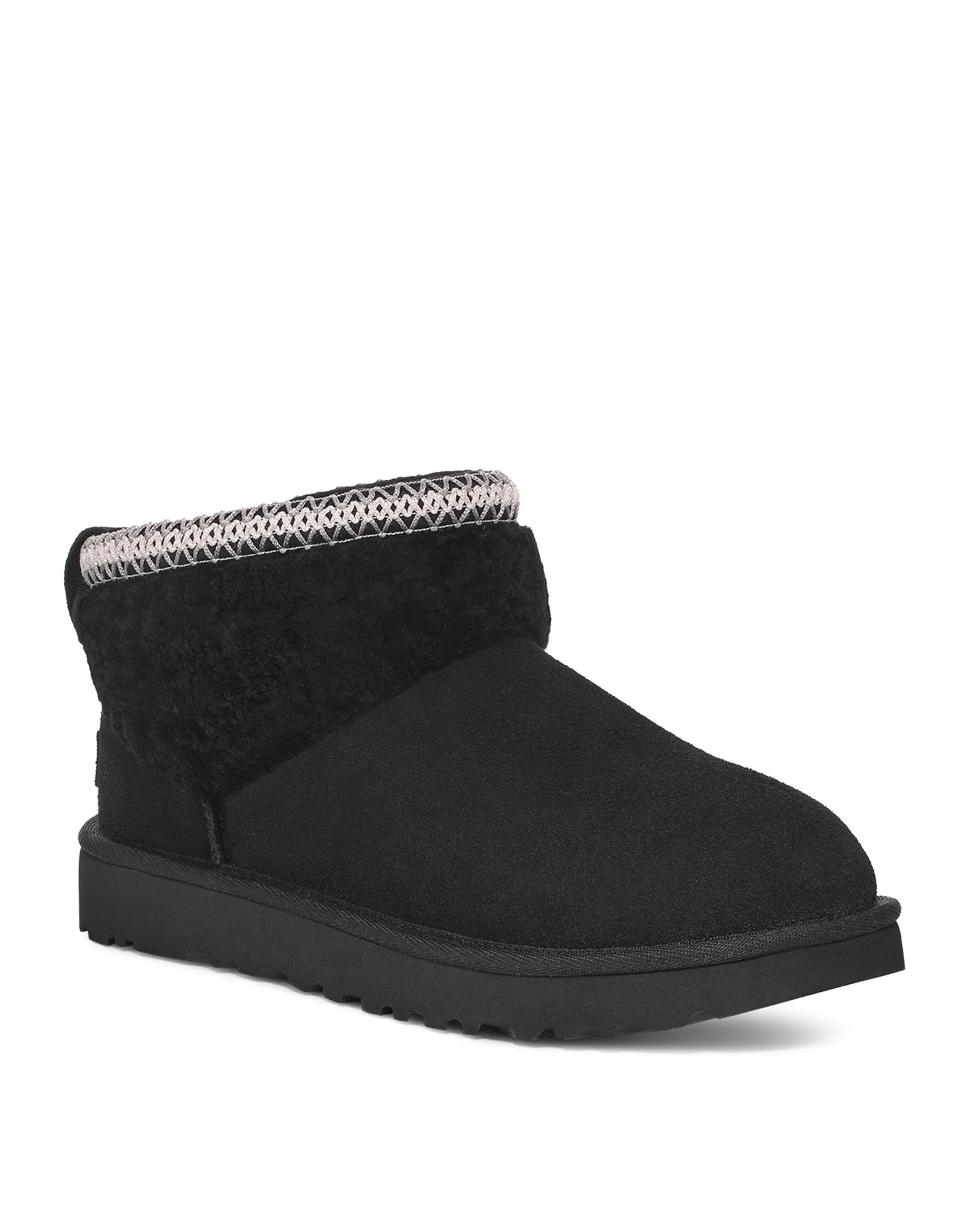 UGG Stivaletti Classic Ultra Mini Maxi Curly Black