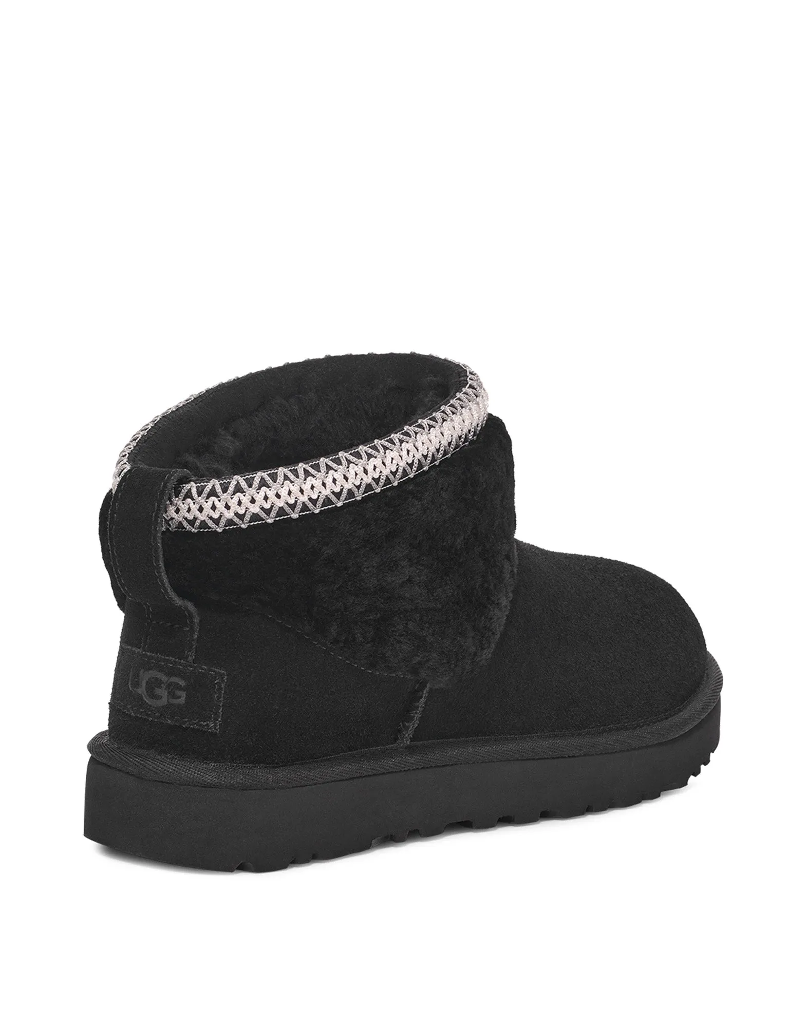 UGG Stivaletti Classic Ultra Mini Maxi Curly Black