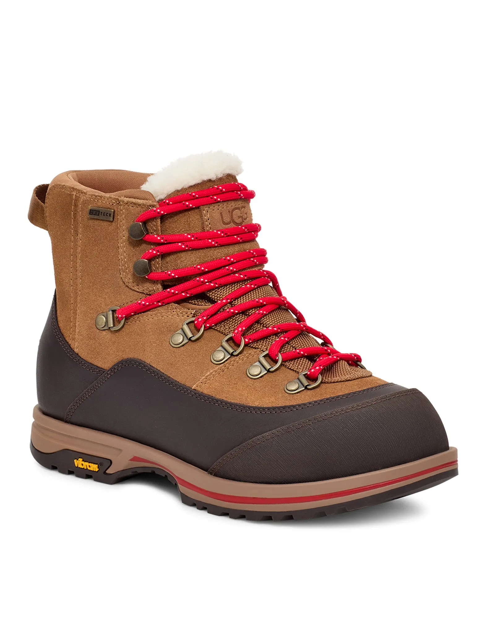 UGG Stivali Brecken Stringati Chestnut