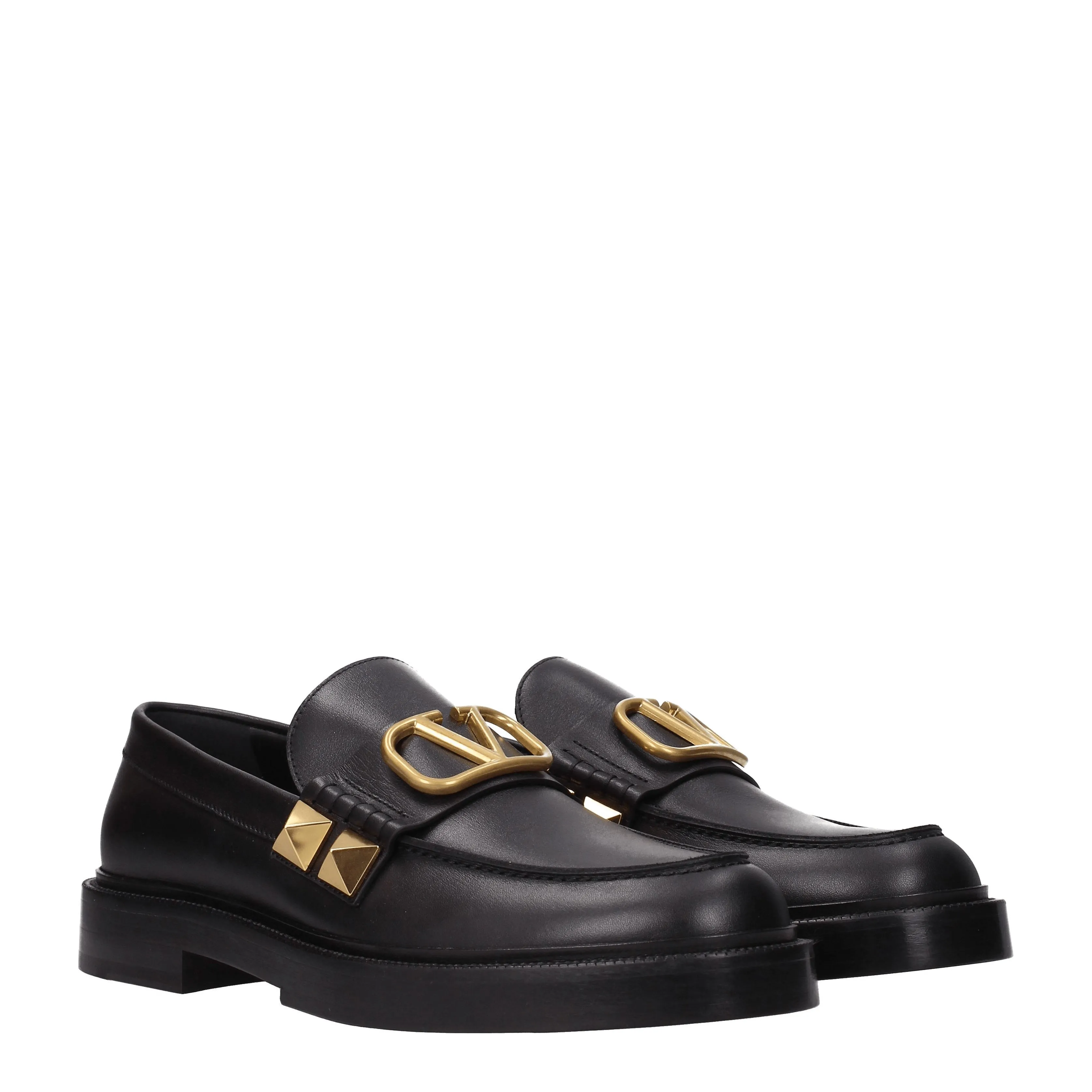 Valentino Garavani Mocassini Uomo Pelle Nero