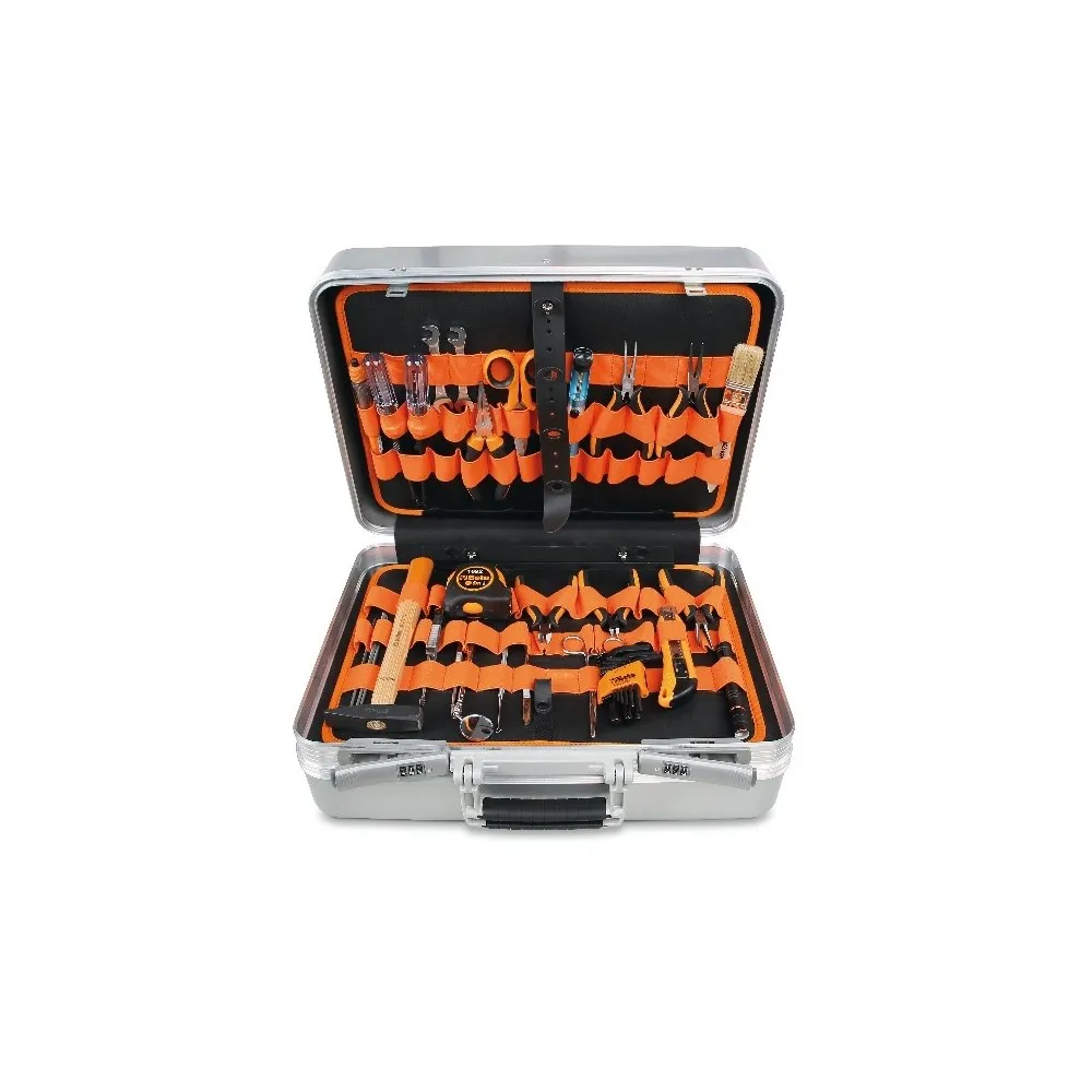 Valigie in alluminio con assortimenti di utensili per elettronica ed elettrotecnica - Beta 2033L