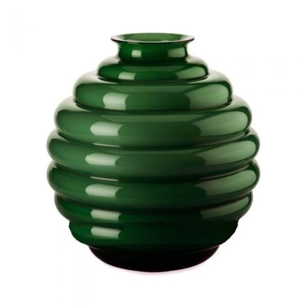 Vaso Venini Decò Verde Mela Medio 24,5 cm 707.07