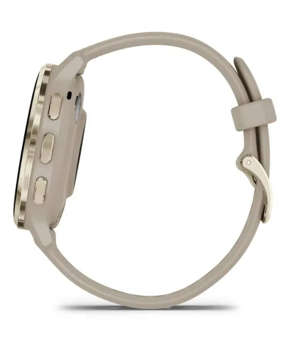 Venu 3S French Gray & Soft Gold con cinturino in silicone - 010-02785-02
