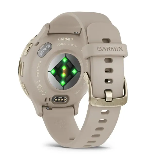 Venu 3S French Gray & Soft Gold con cinturino in silicone - 010-02785-02