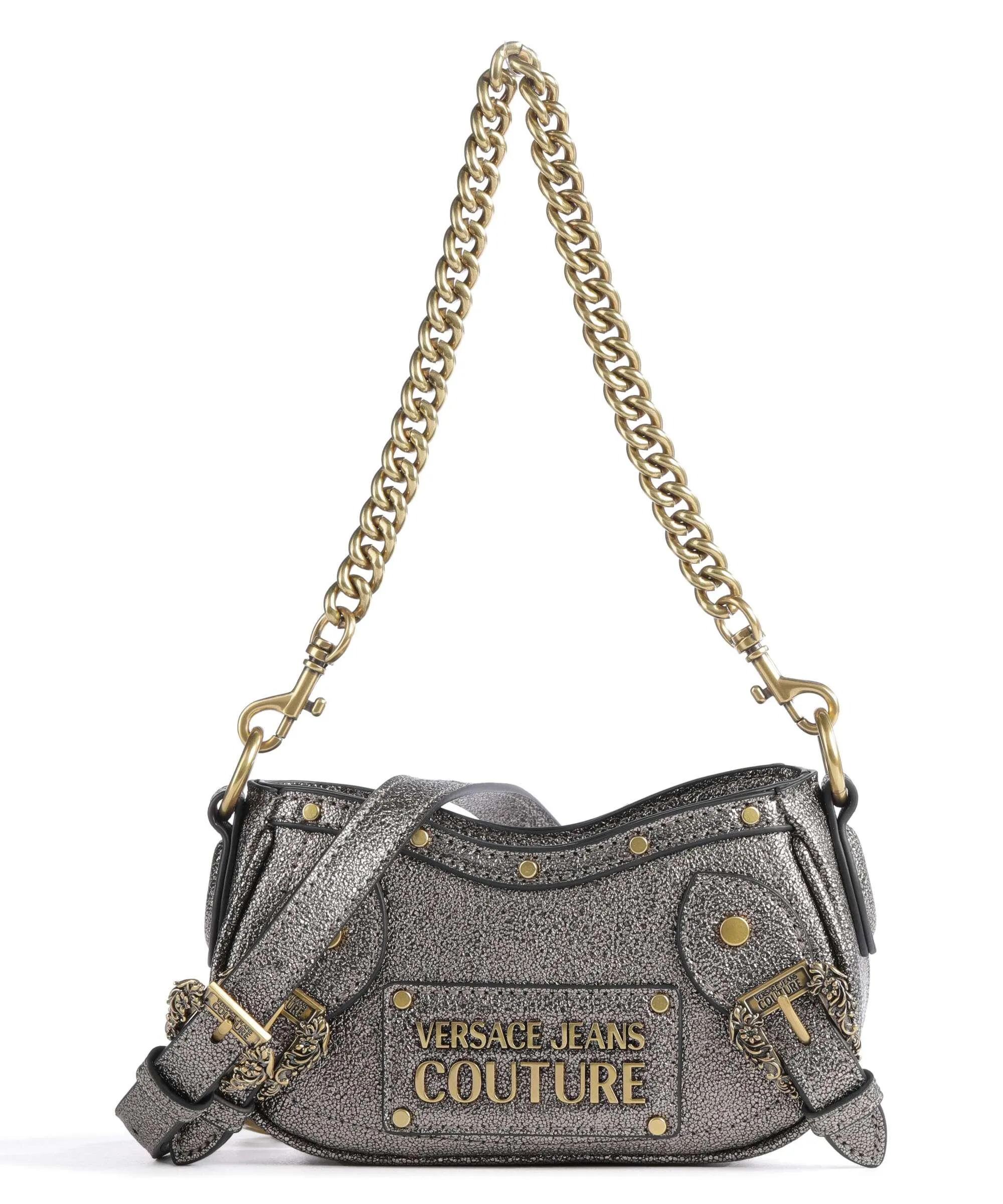  Versace Jeans Couture Capsule Borsa a spalla pelle sintetica bronzo  