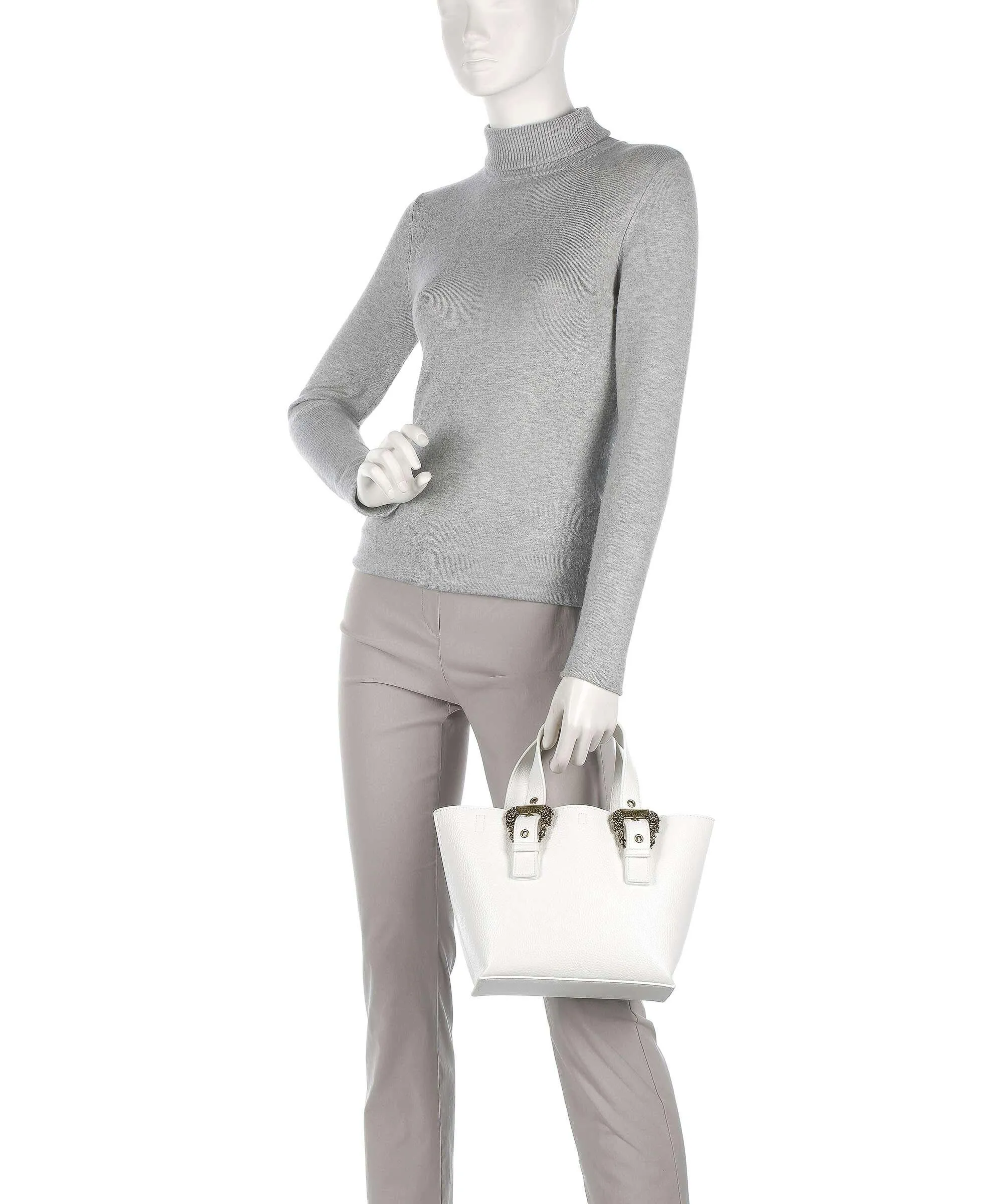  Versace Jeans Couture Couture 01 Borsa a mano pelle sintetica bianco  