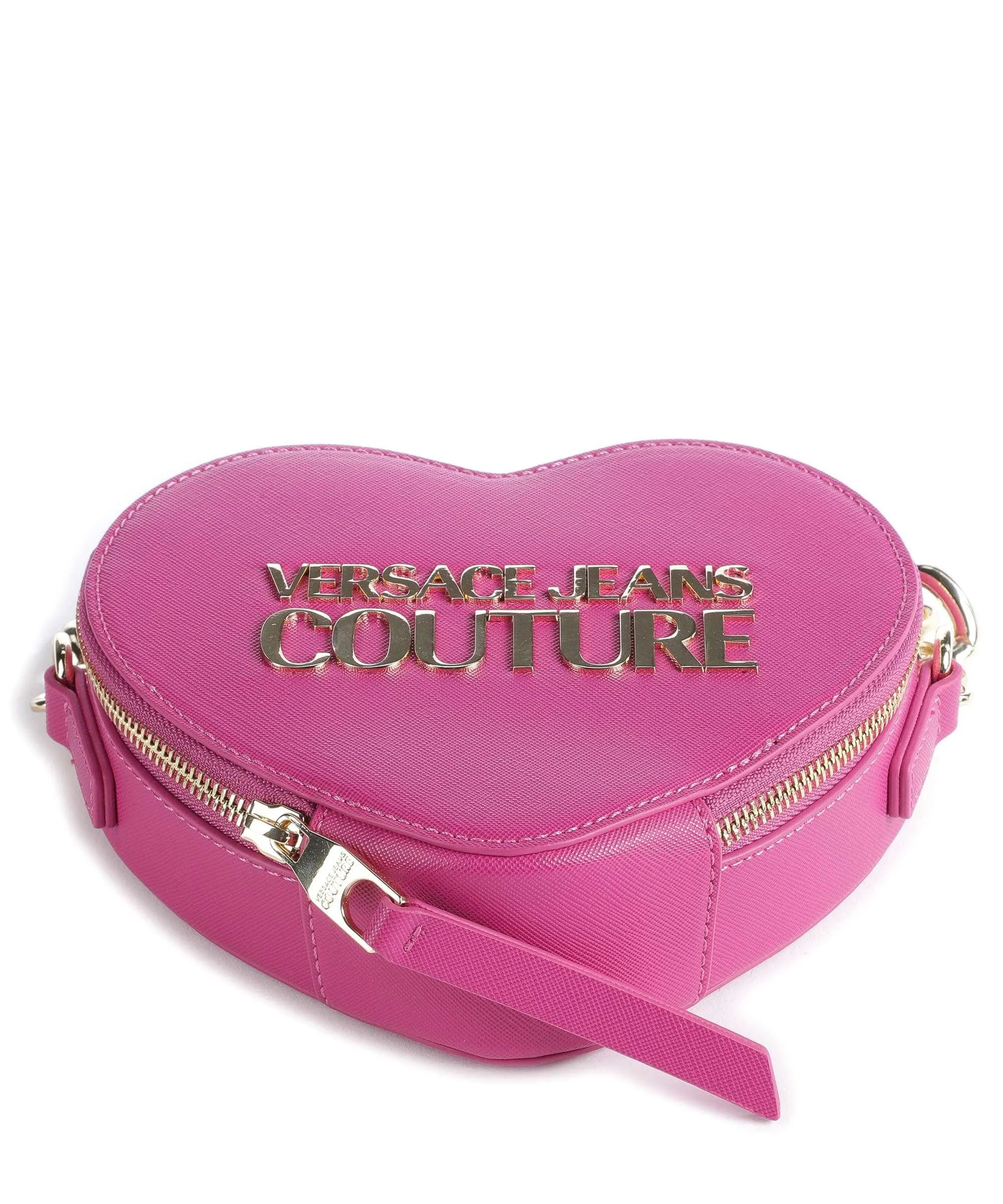  Versace Jeans Couture Logo Lock Borsa a spalla pelle sintetica pink  