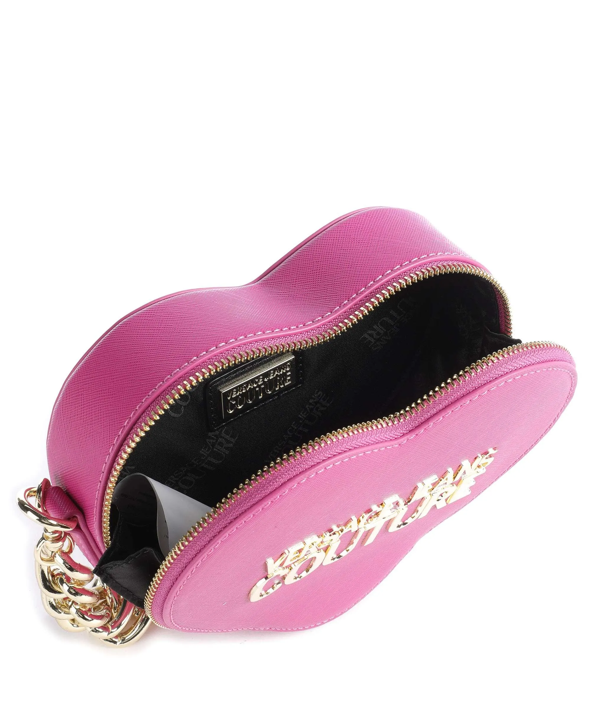  Versace Jeans Couture Logo Lock Borsa a spalla pelle sintetica pink  