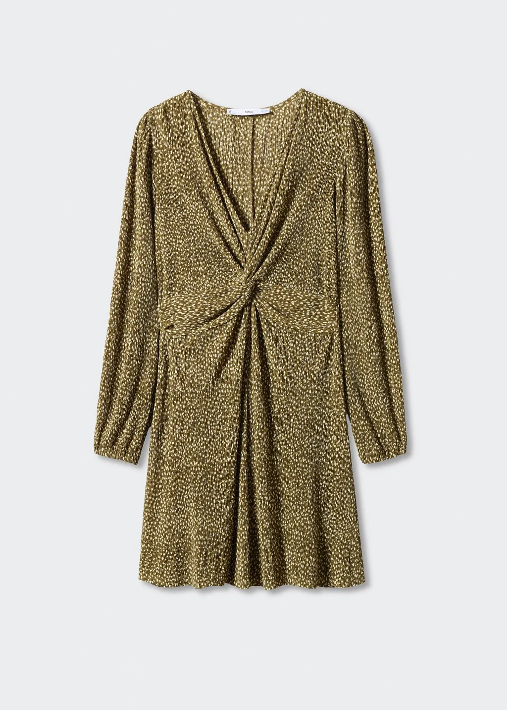 Vestito corto stampa nodo