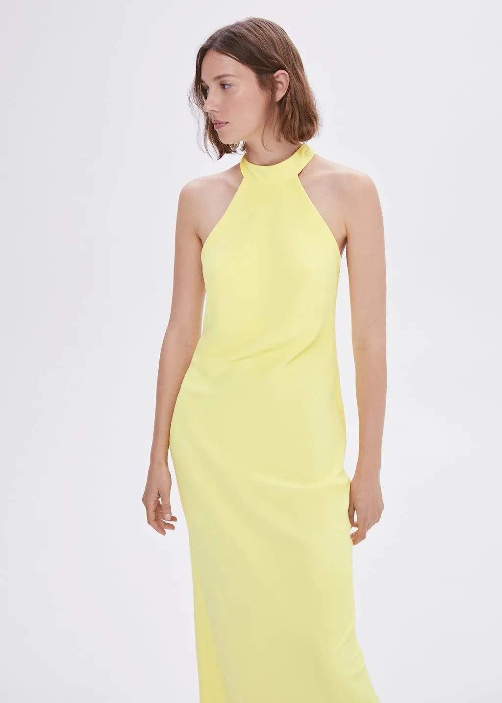 Vestito halter schiena scoperta