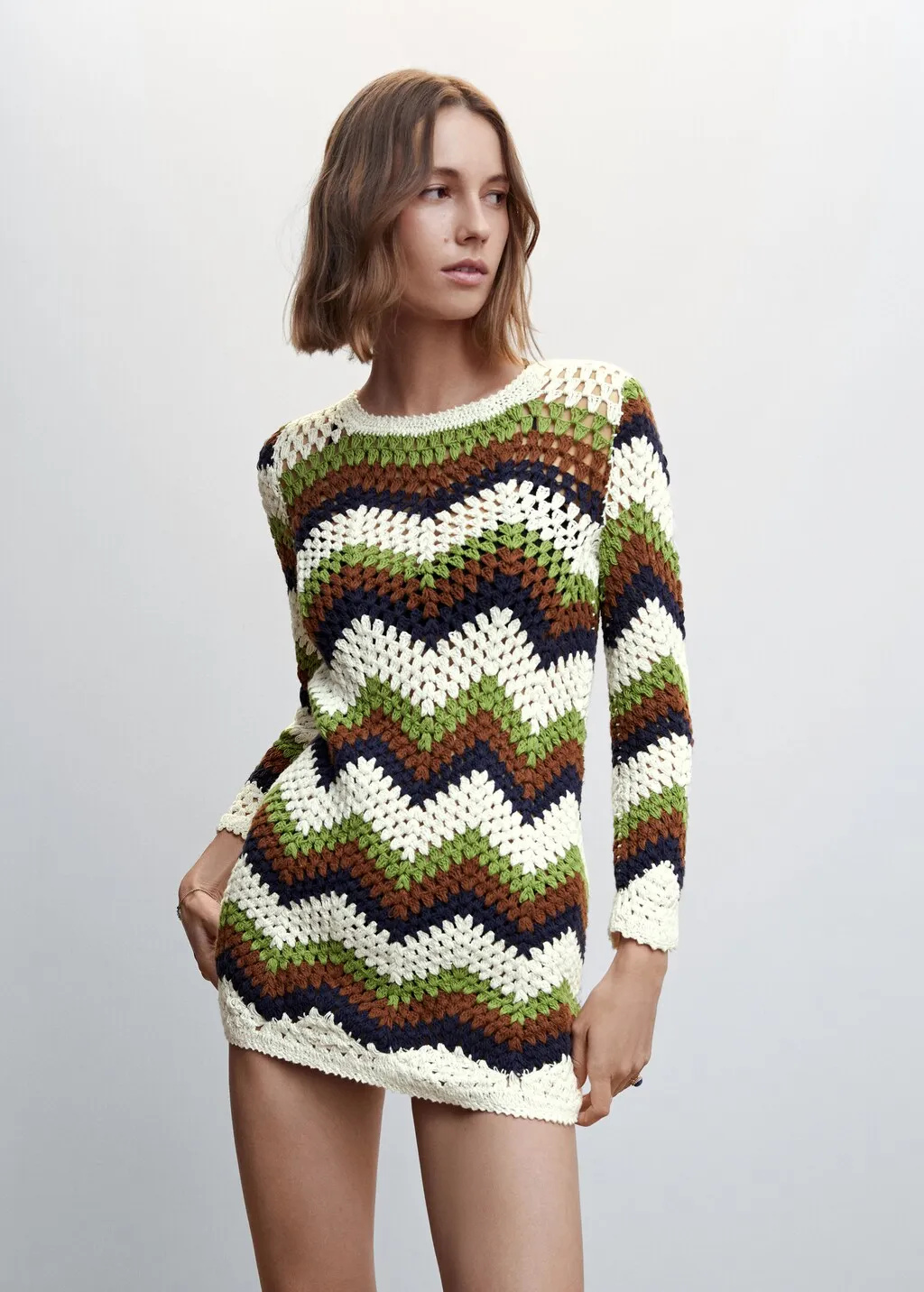 Vestito mini crochet