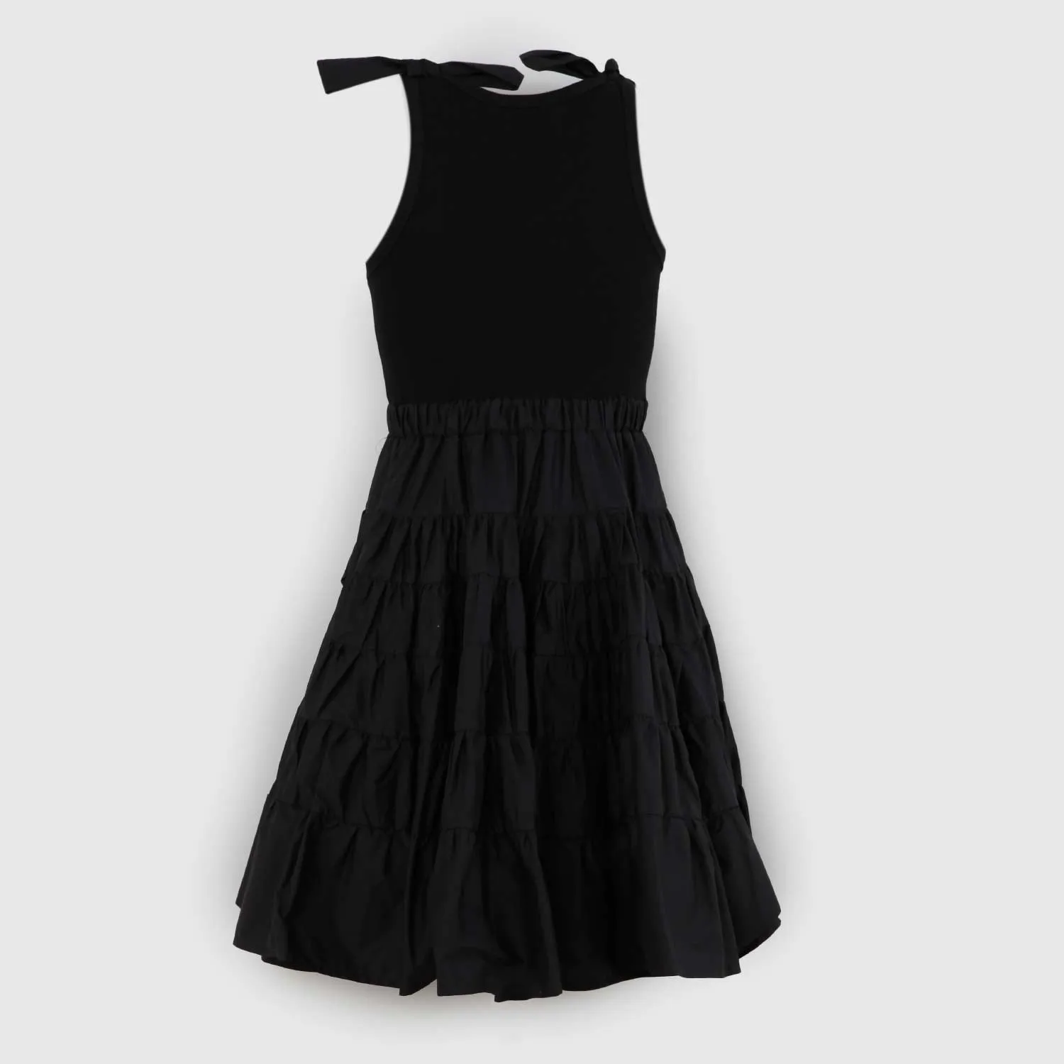 Vestito Nero Smanicato Teen