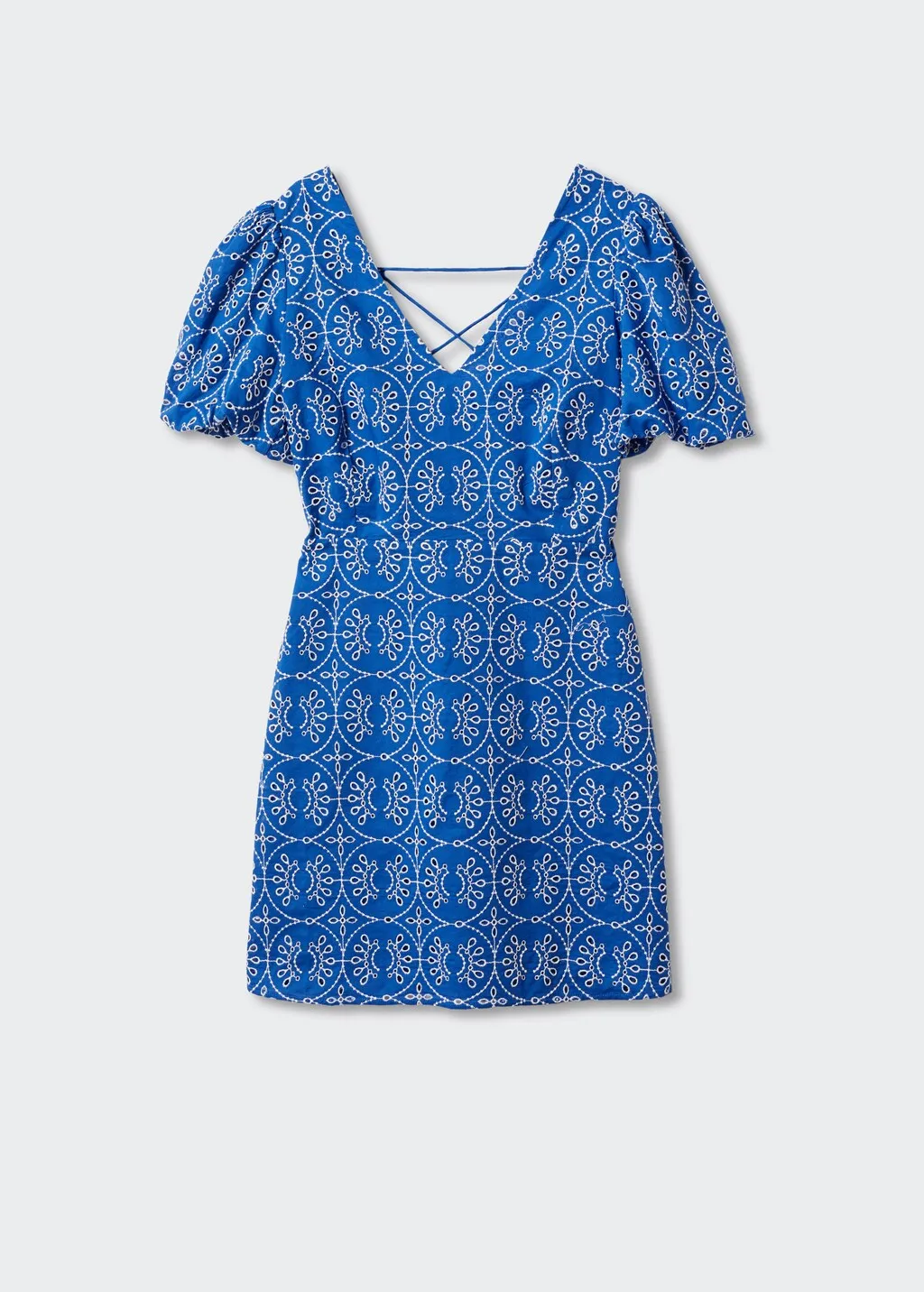 Vestito ricamo schiena scoperta