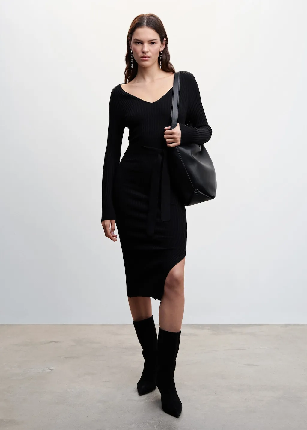 Vestito scollo a V