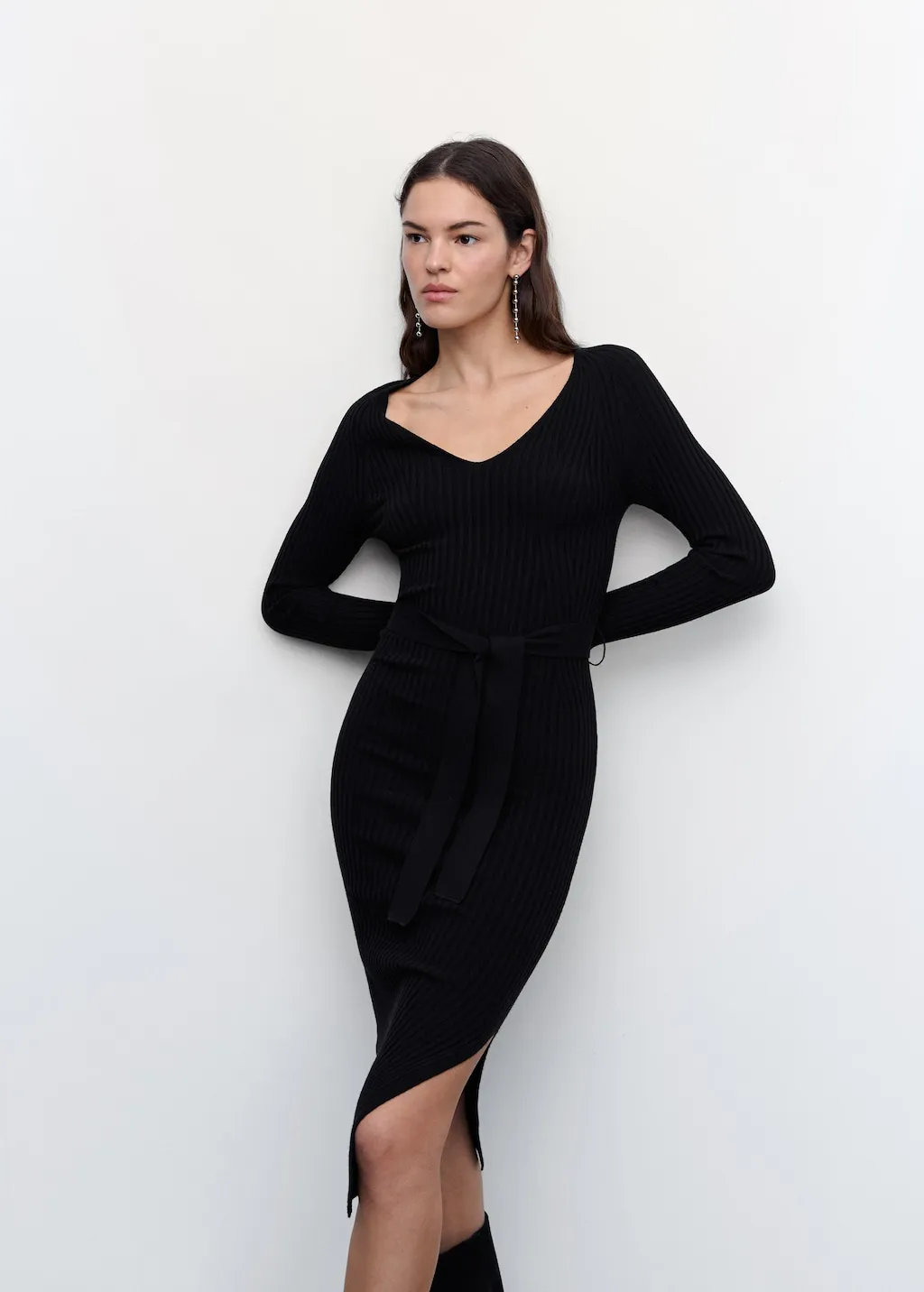 Vestito scollo a V