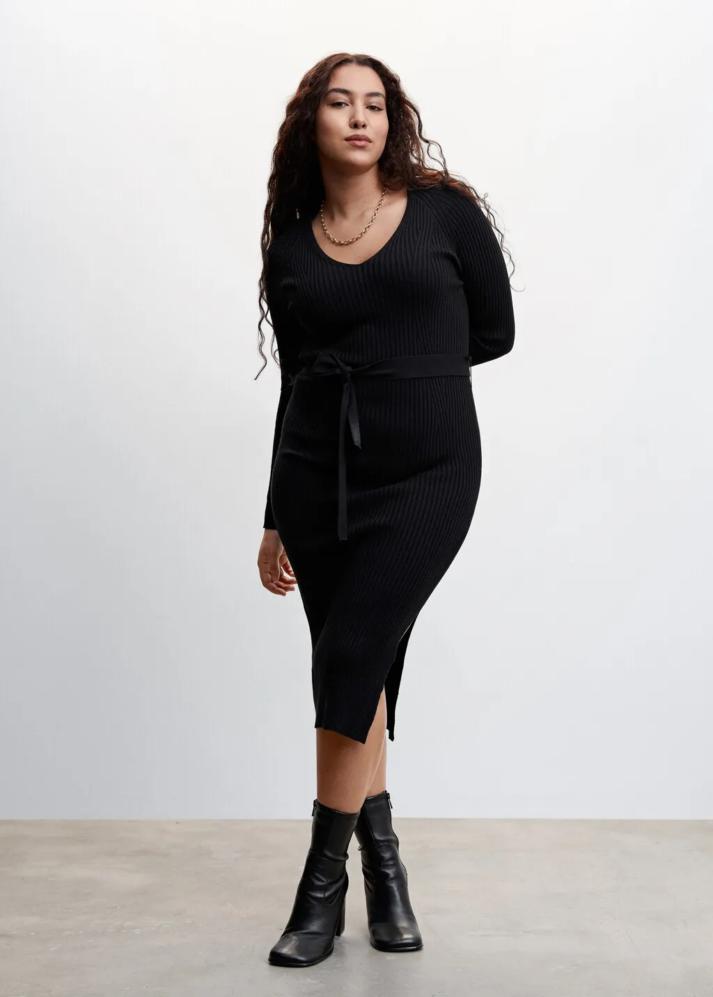 Vestito scollo a V
