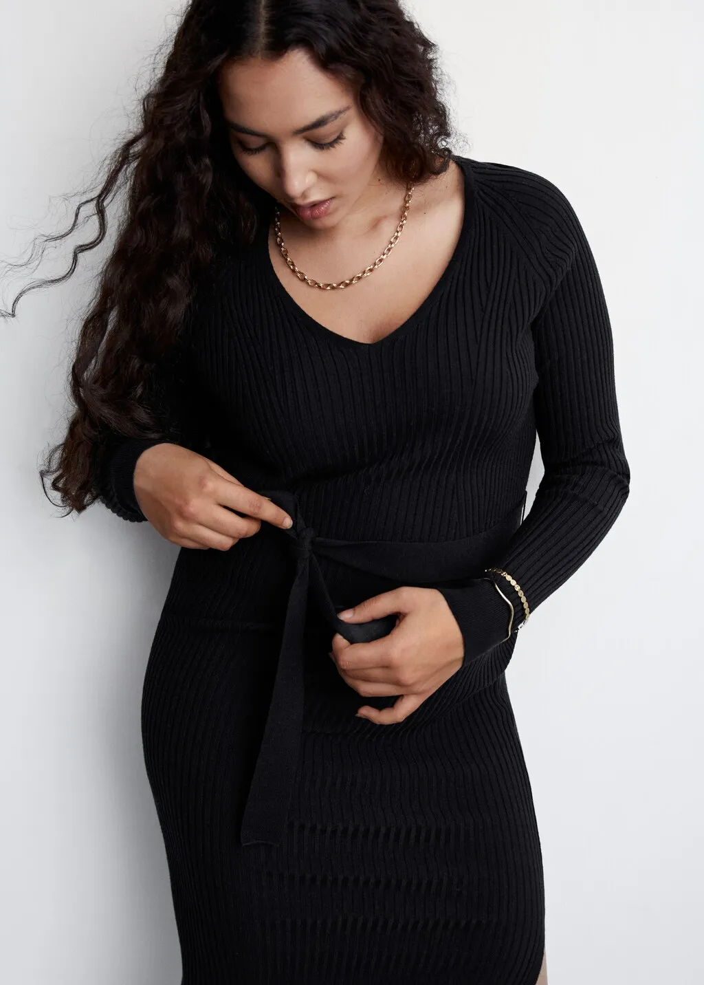 Vestito scollo a V