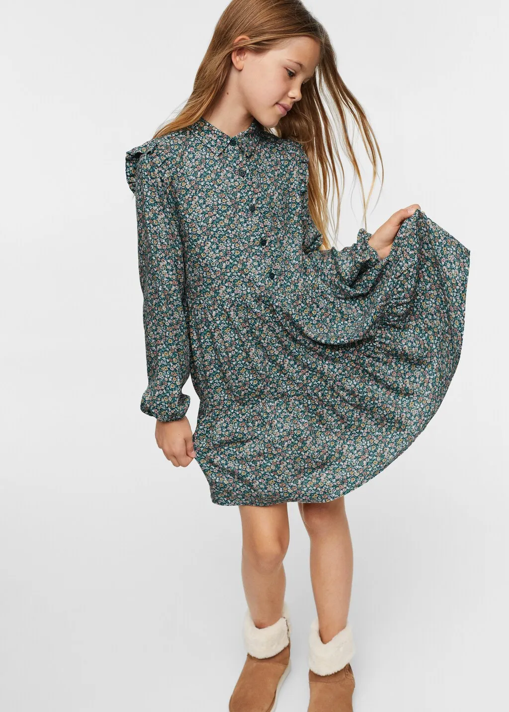 Vestito stile camicione floreale