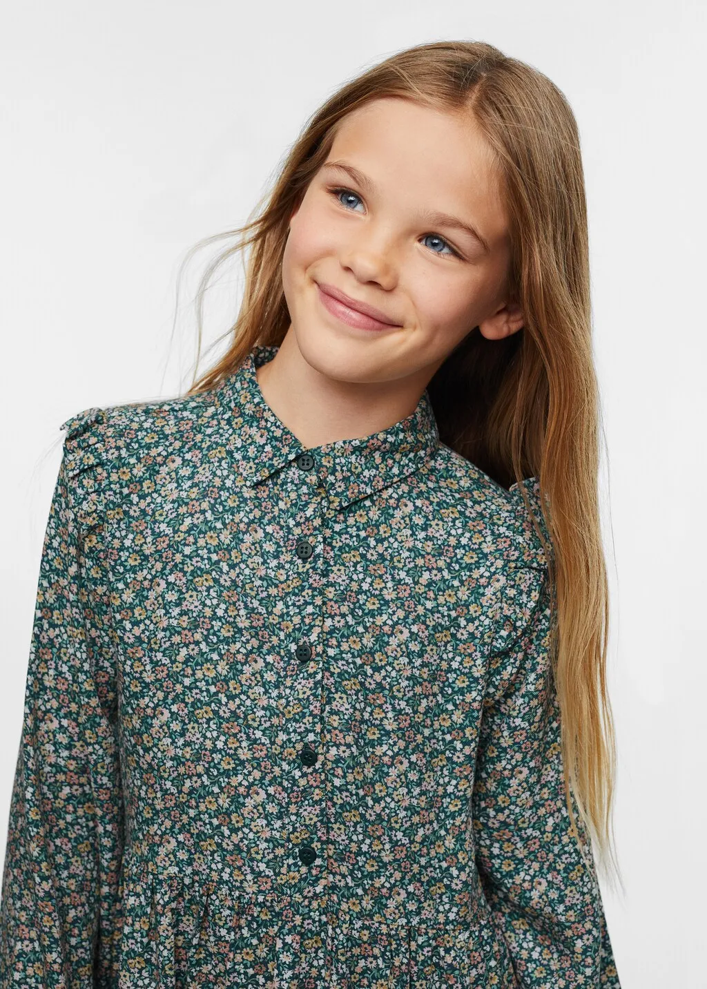 Vestito stile camicione floreale