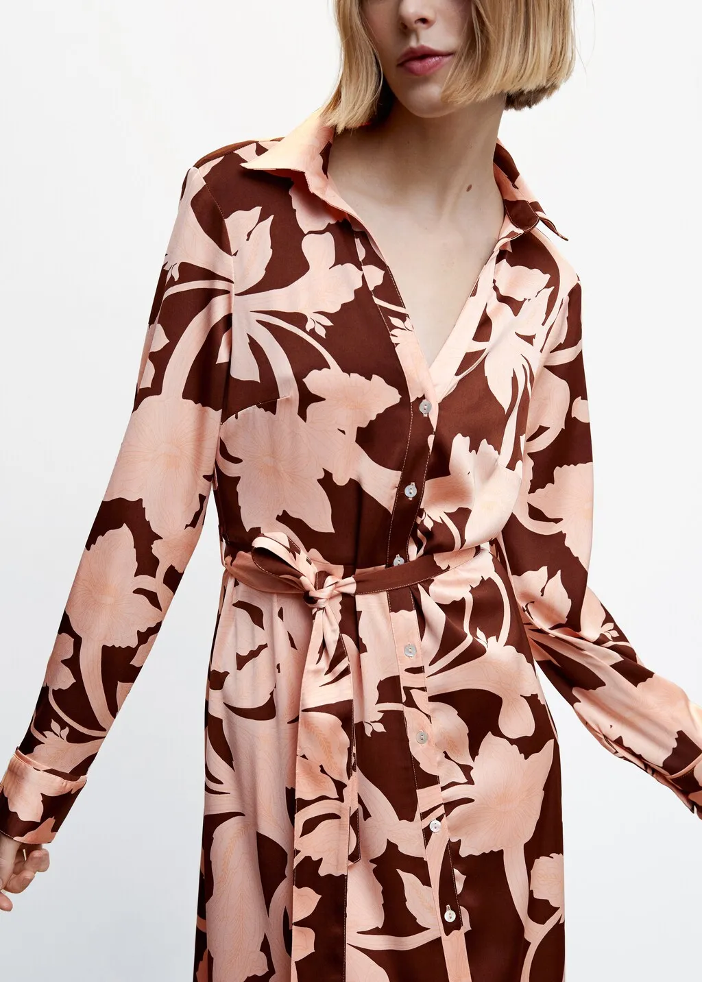 Vestito tipo camicione stampato