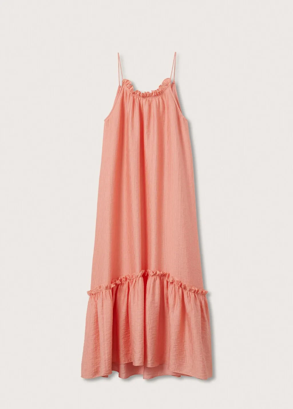 Vestito volant lyocell