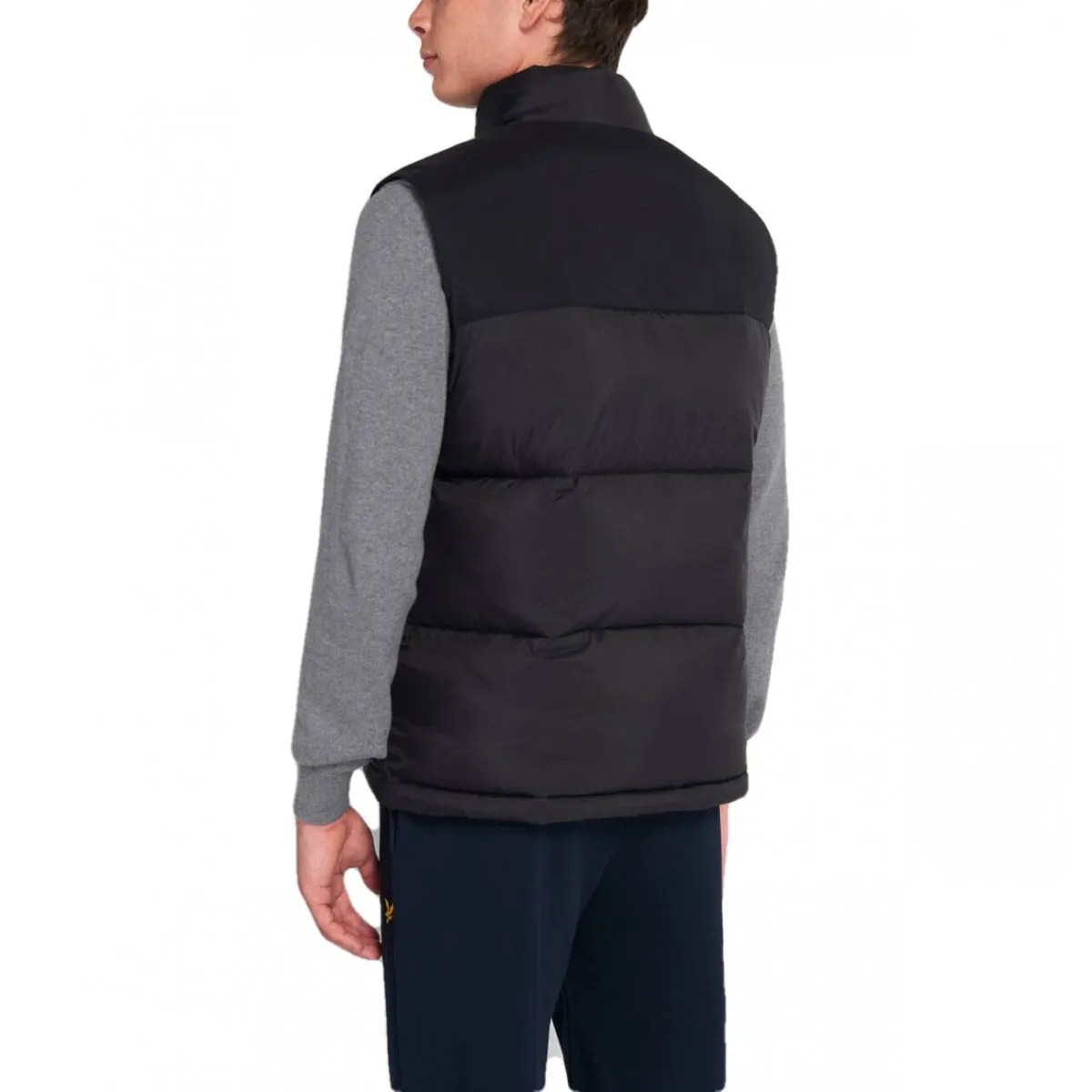 Wadded Gilet, Nero