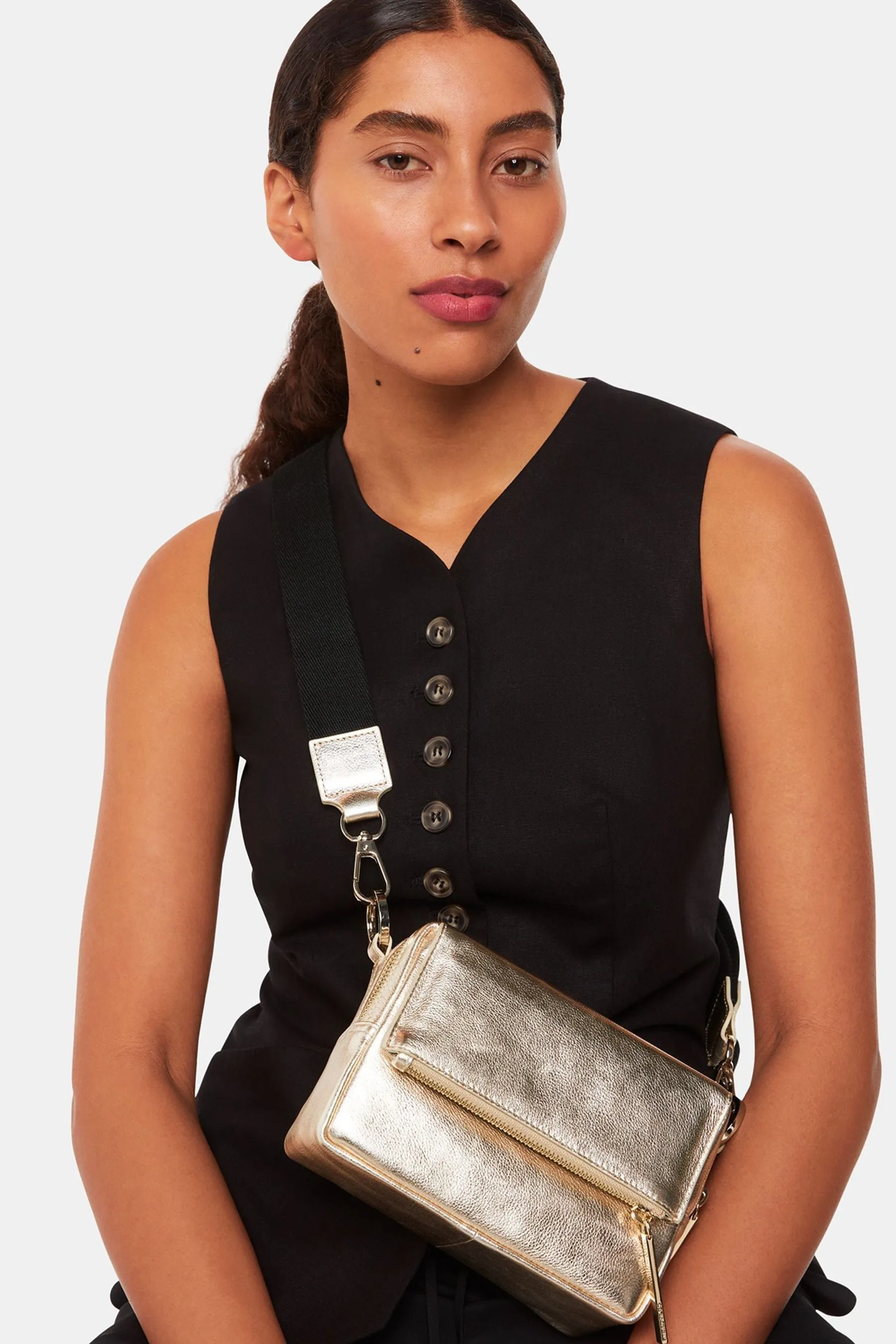 Whistles Oro - Bibi - Borsa a tracolla