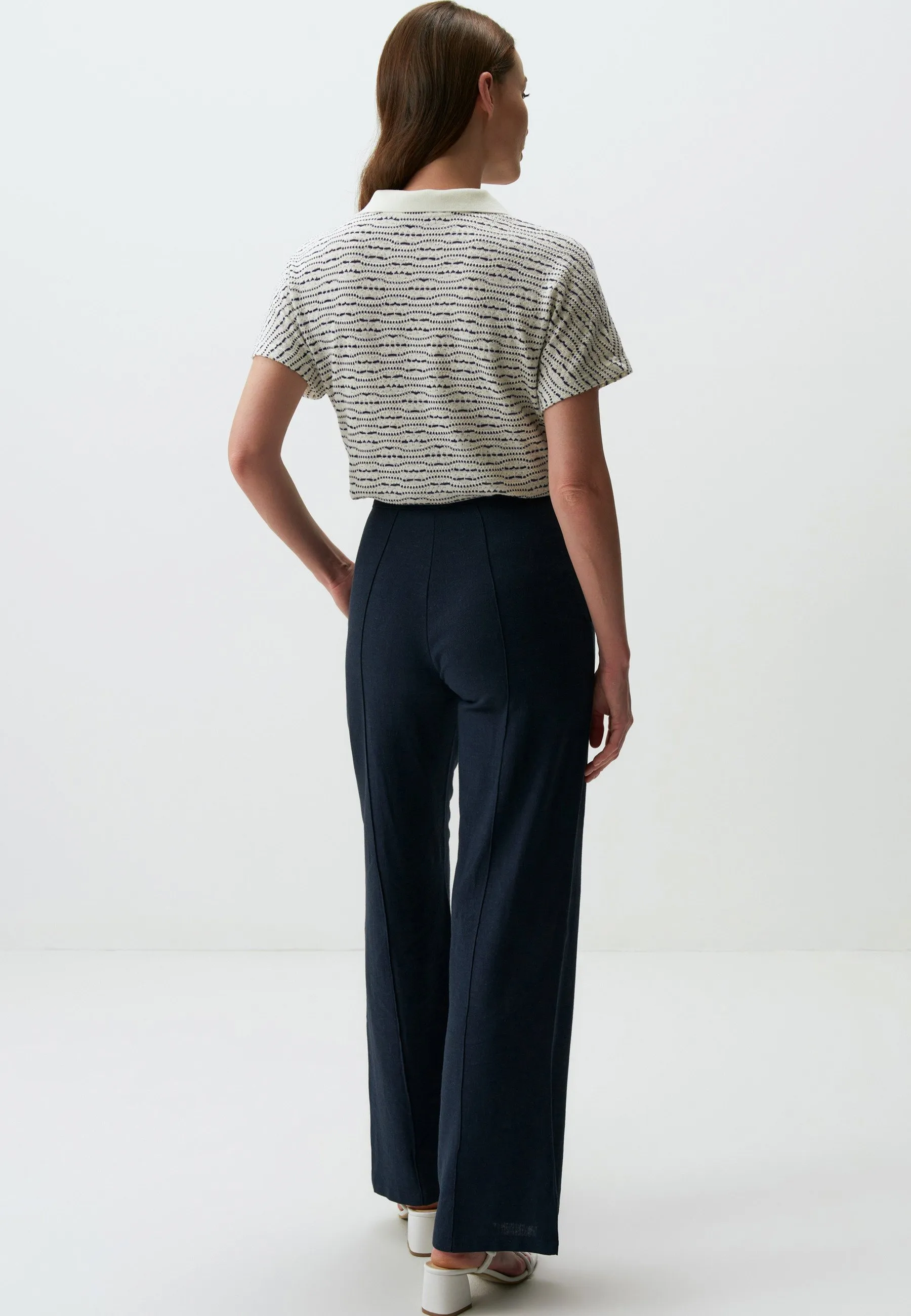 WIDE LEG HIGH WAIST  - Pantaloni