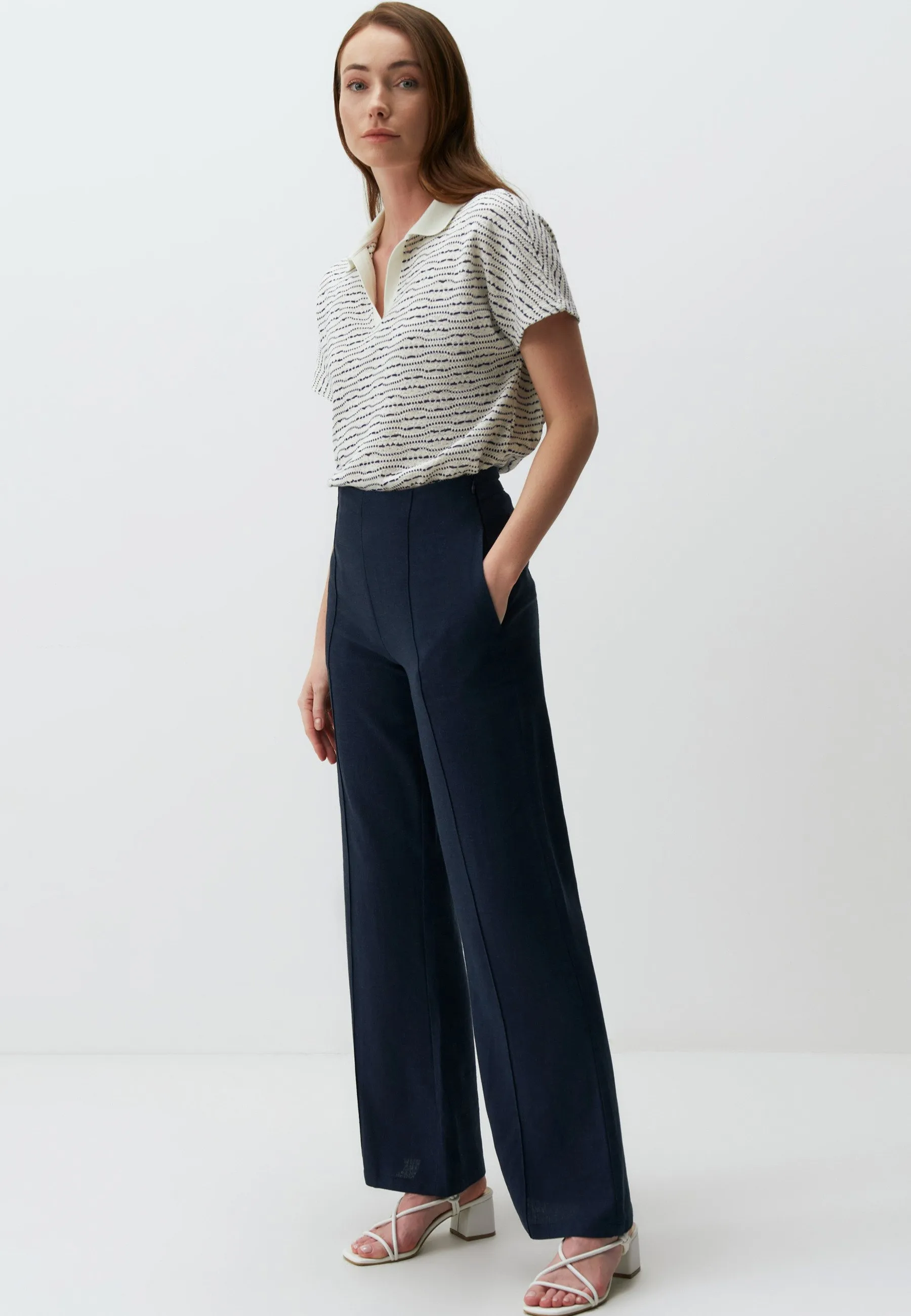 WIDE LEG HIGH WAIST  - Pantaloni
