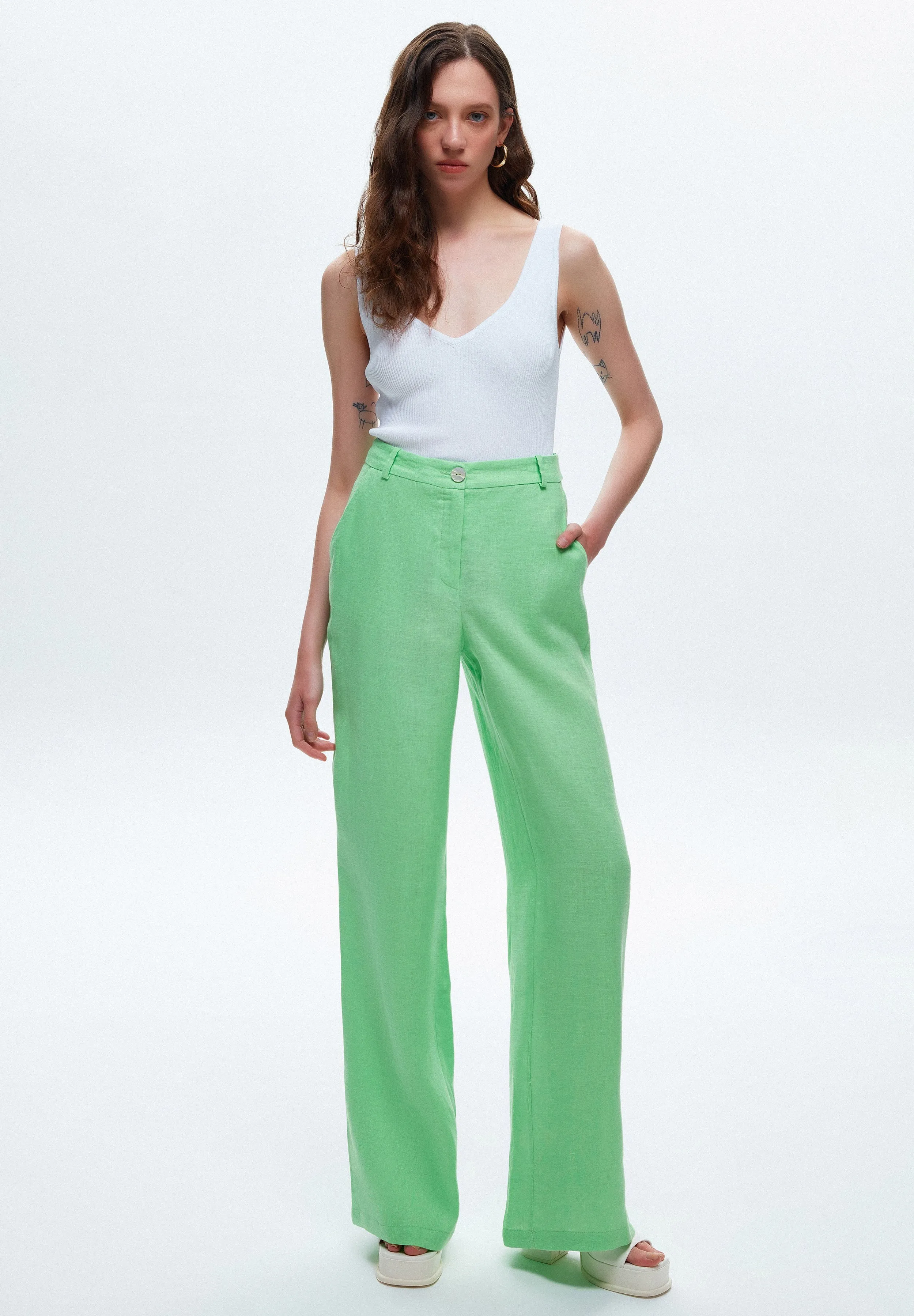 WIDE LEG - Pantaloni