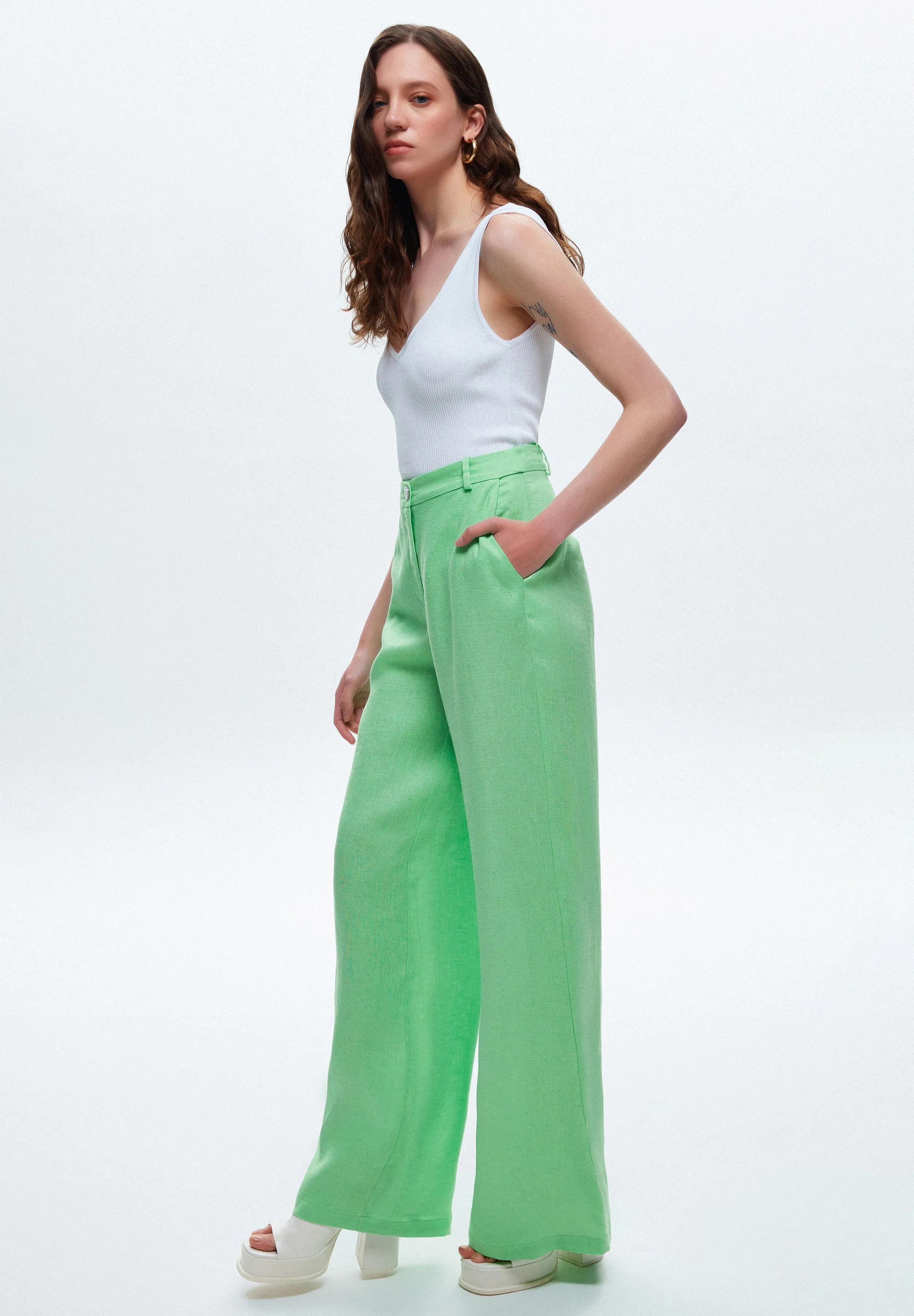 WIDE LEG - Pantaloni