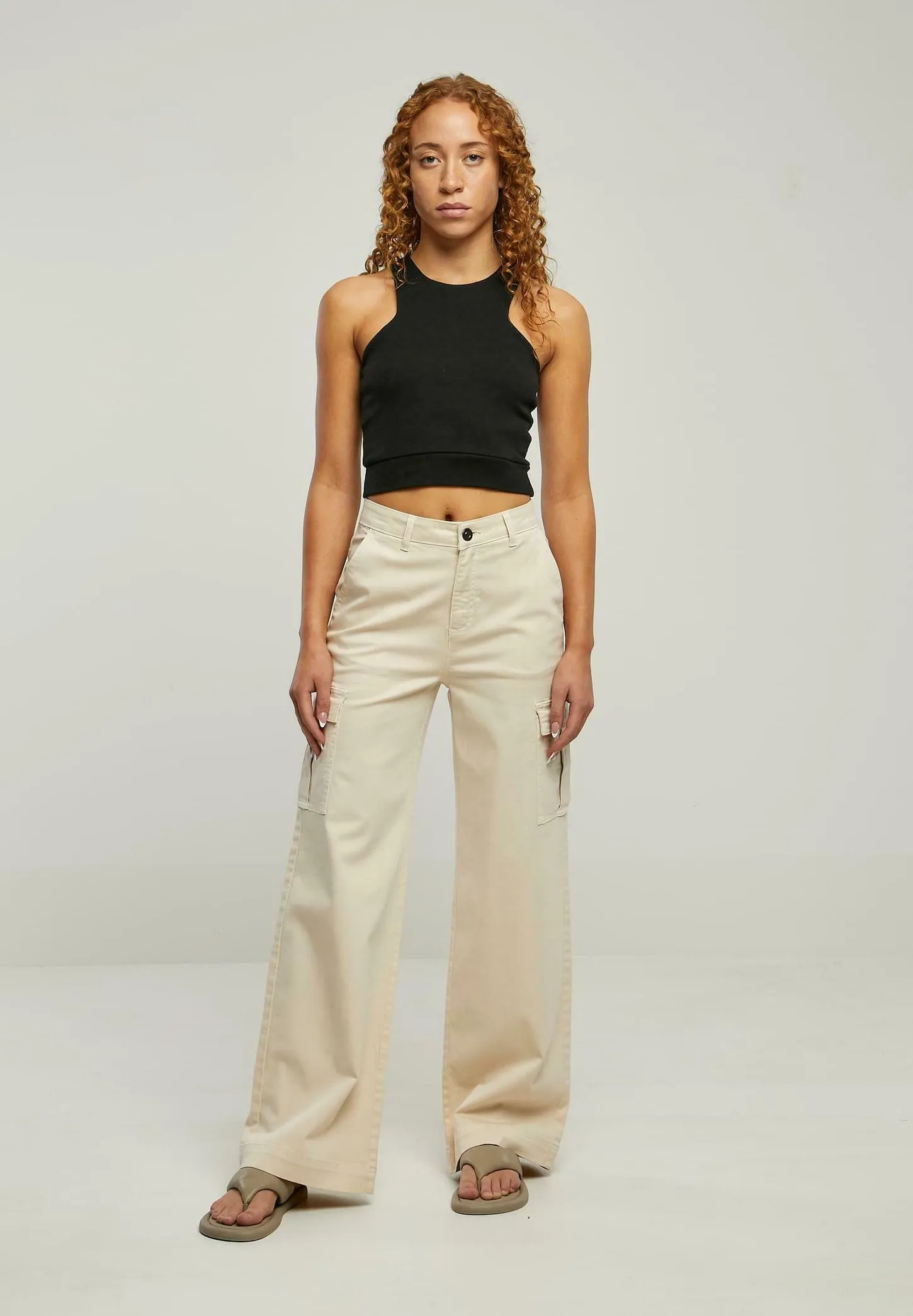 WIDE LEG TWILL - Pantaloni cargo
