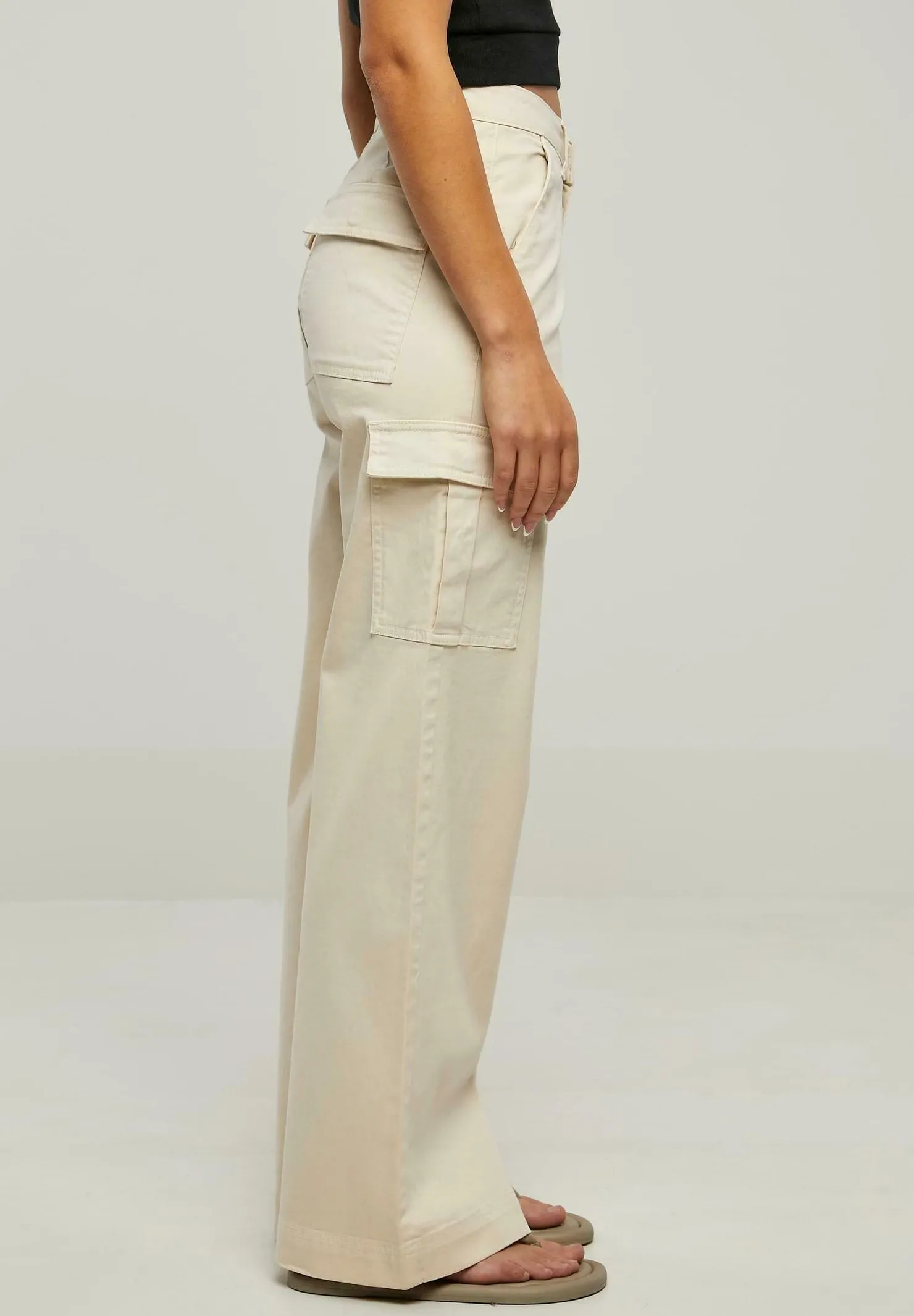 WIDE LEG TWILL - Pantaloni cargo