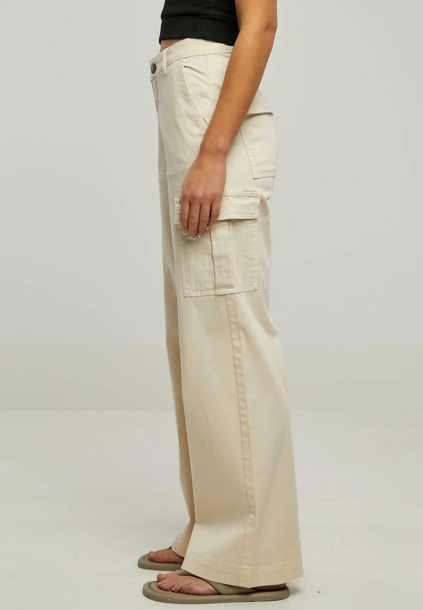 WIDE LEG TWILL - Pantaloni cargo