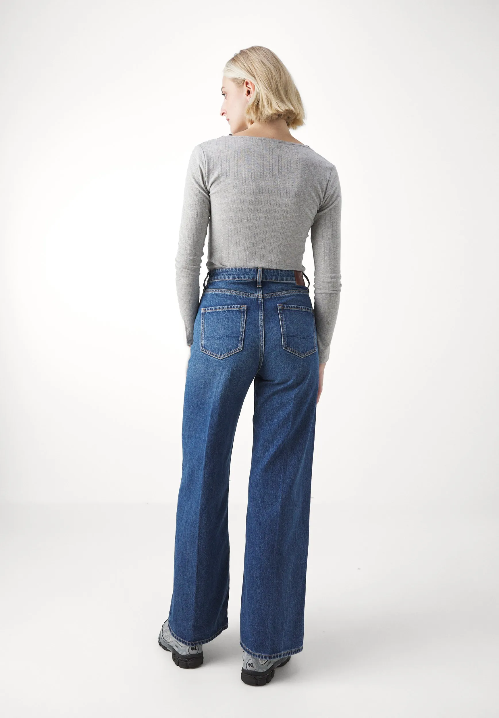 WIDE LEG UTILITY - Jeans baggy
