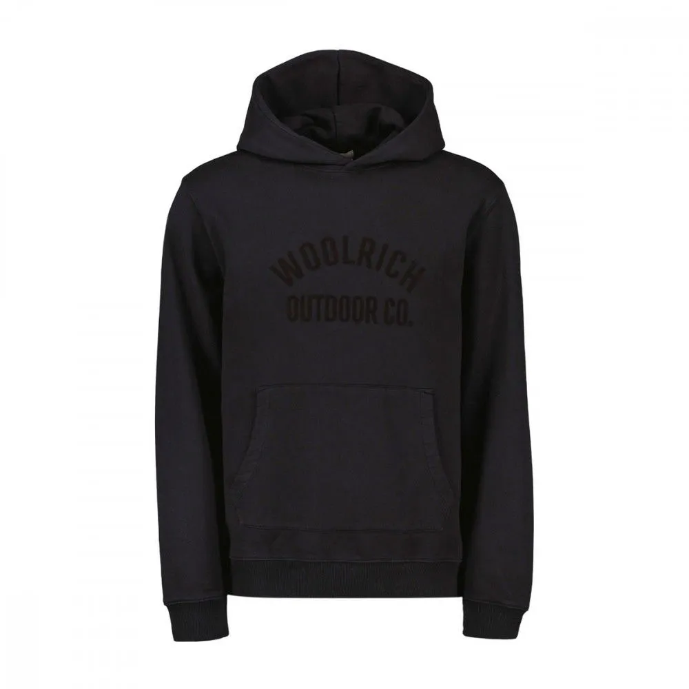 WOOLRICH FELPA CON CAPPUCCIO ORGANIC COTTON