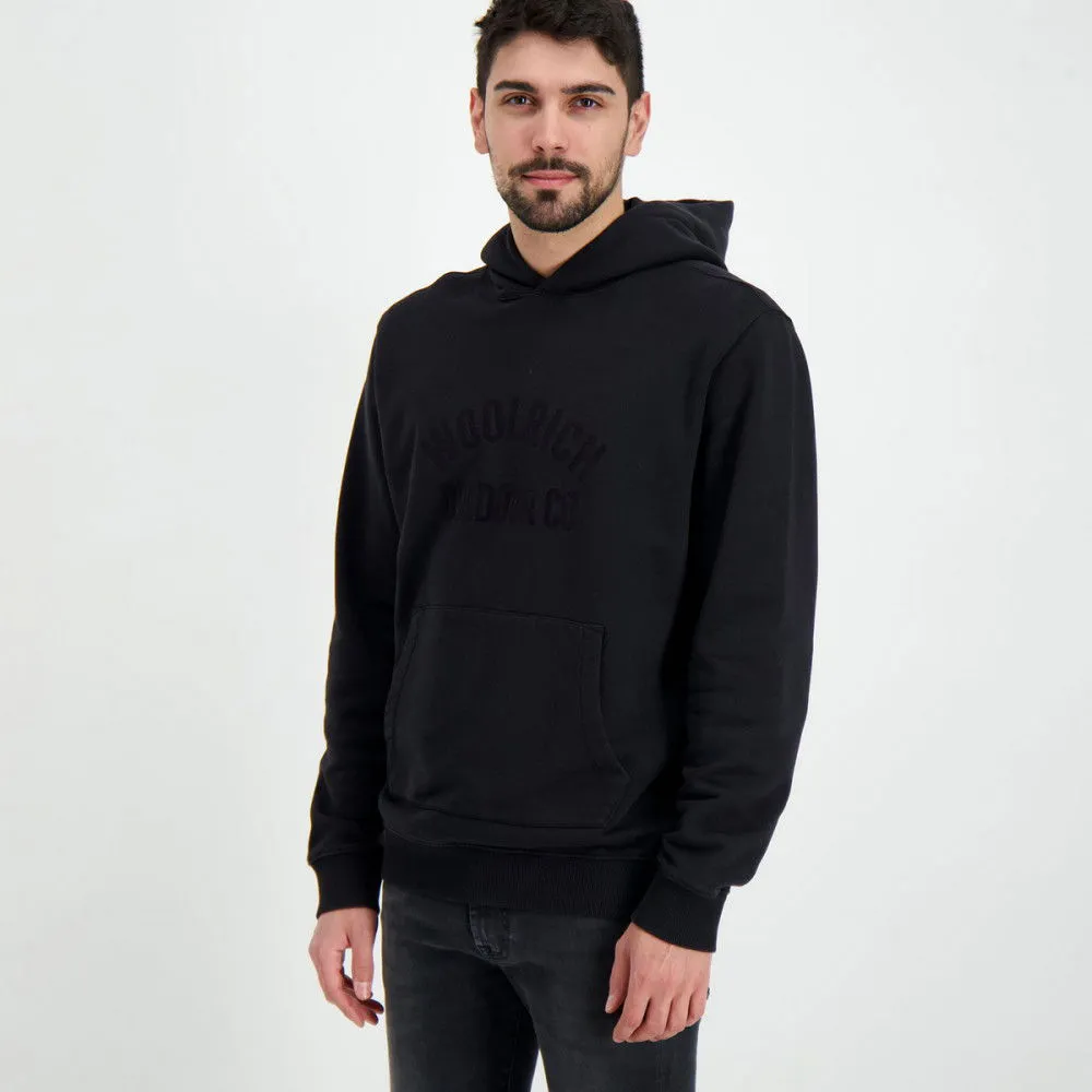 WOOLRICH FELPA CON CAPPUCCIO ORGANIC COTTON
