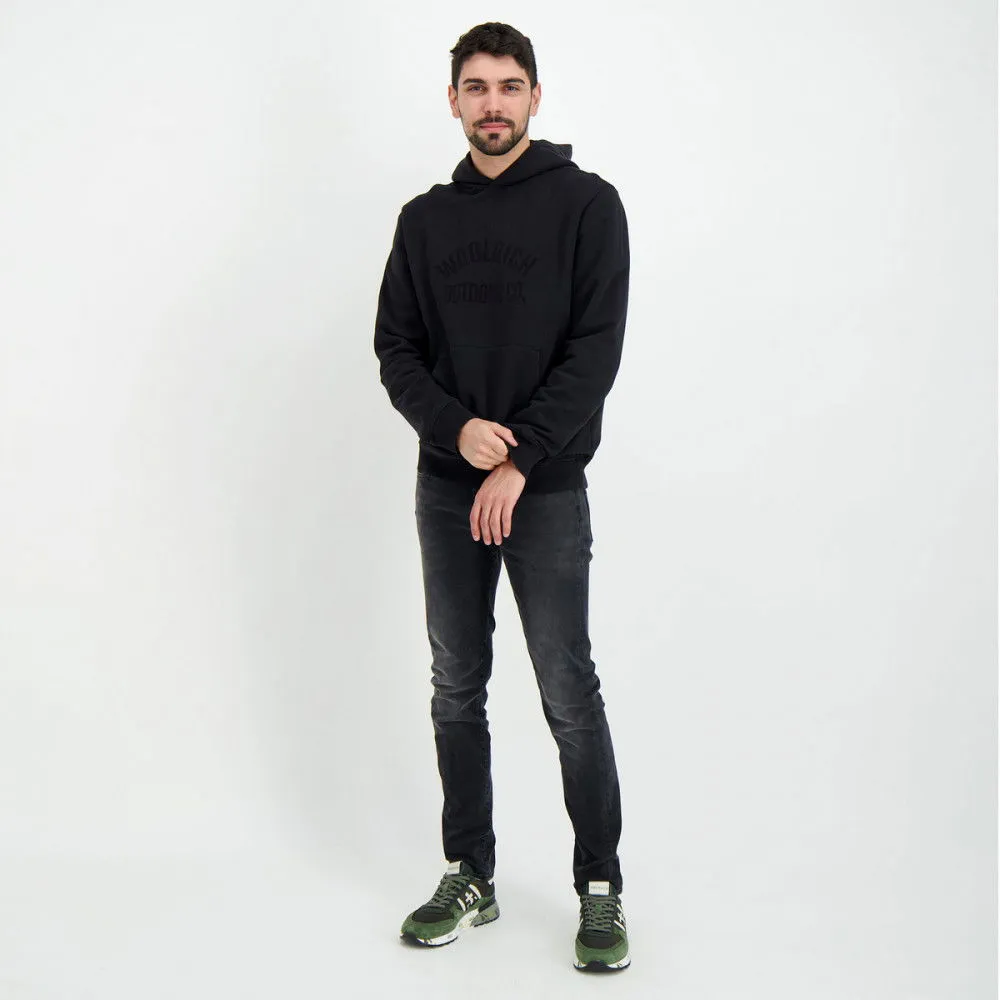 WOOLRICH FELPA CON CAPPUCCIO ORGANIC COTTON