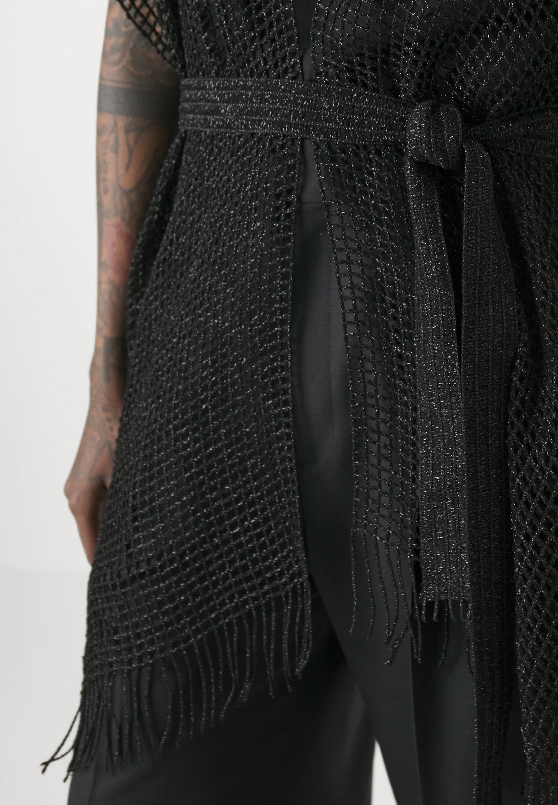 WOVEN GILET - Cardigan