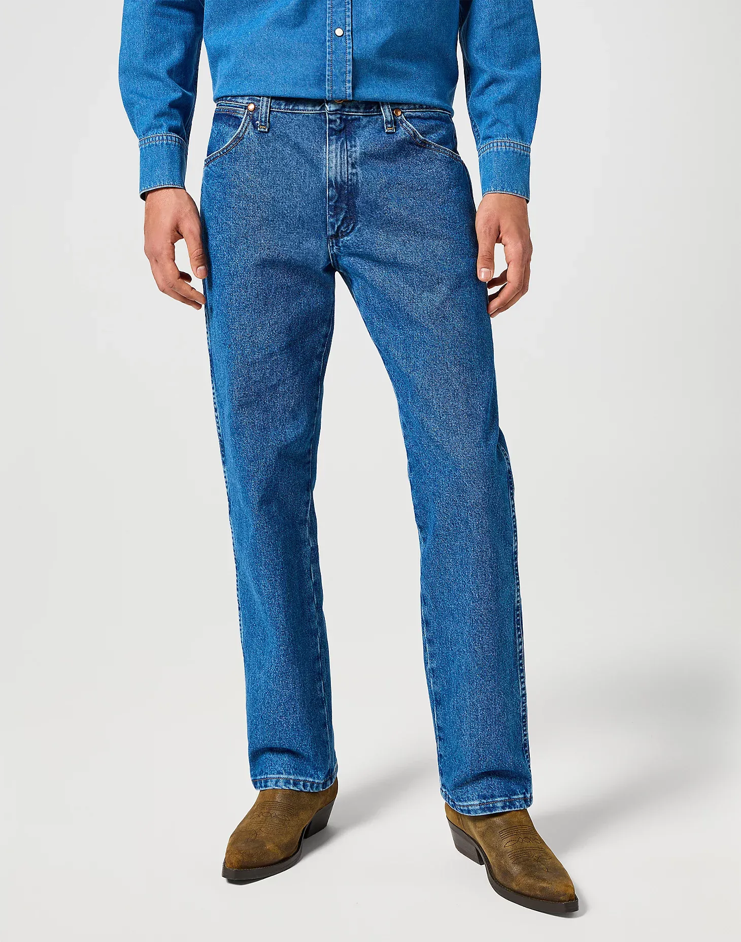 WRANGLER Jeans 5 tasche uomo regular COWBOY CUT