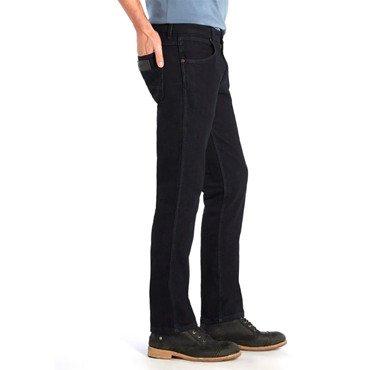 Wrangler jeans greensboro dark alley uomo nero