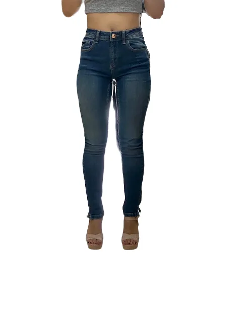 Yes Zee Women's jeans trousers 5 pockets jeggings P377W205 J712 super stone