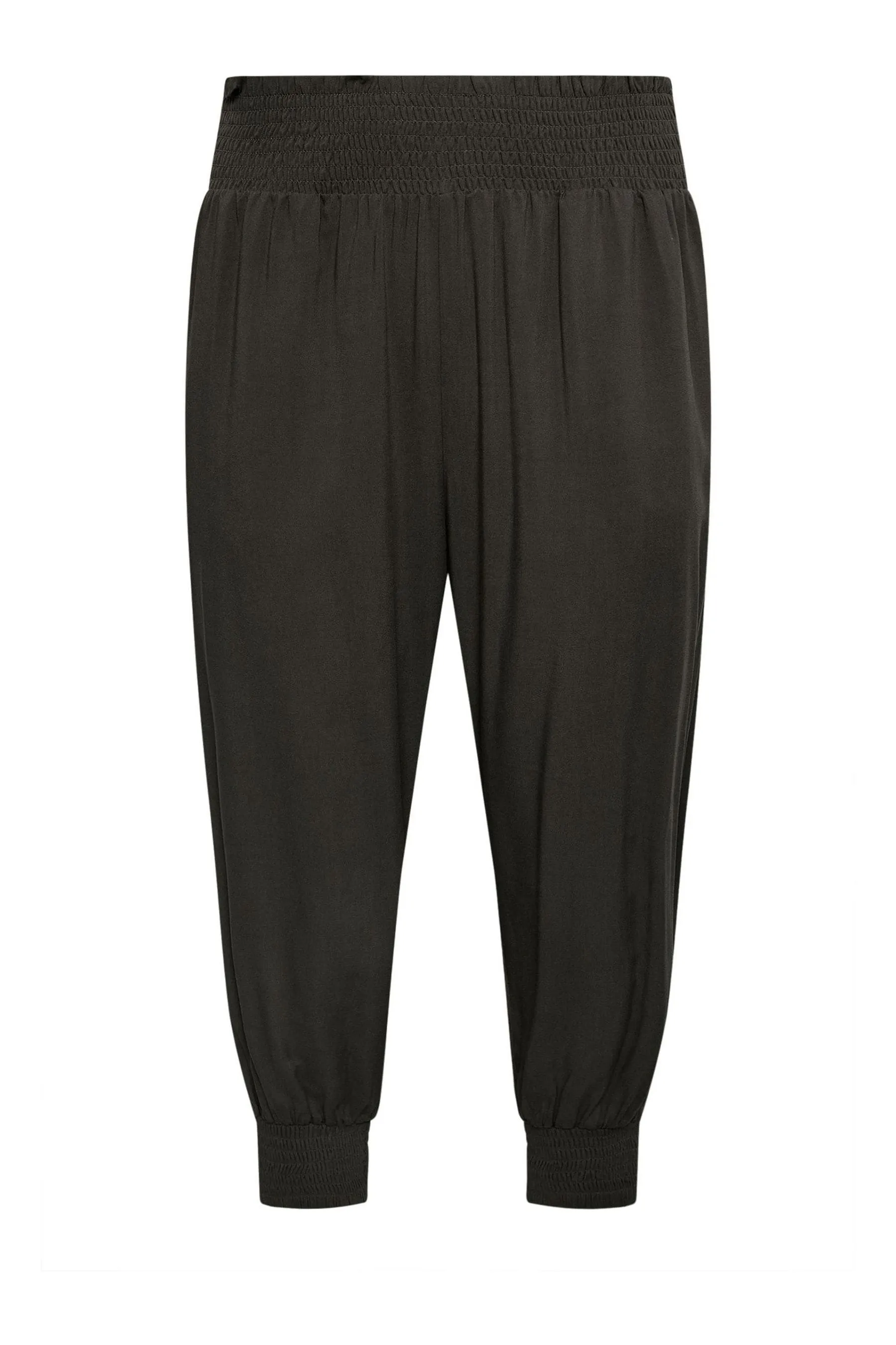 Yours Curve - Pantaloni alaa arricciata