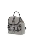 Zaino Rebelle DONNA BACKPACK NEON ECO NYLON in tessuto grigio chiaro e grigio scuro