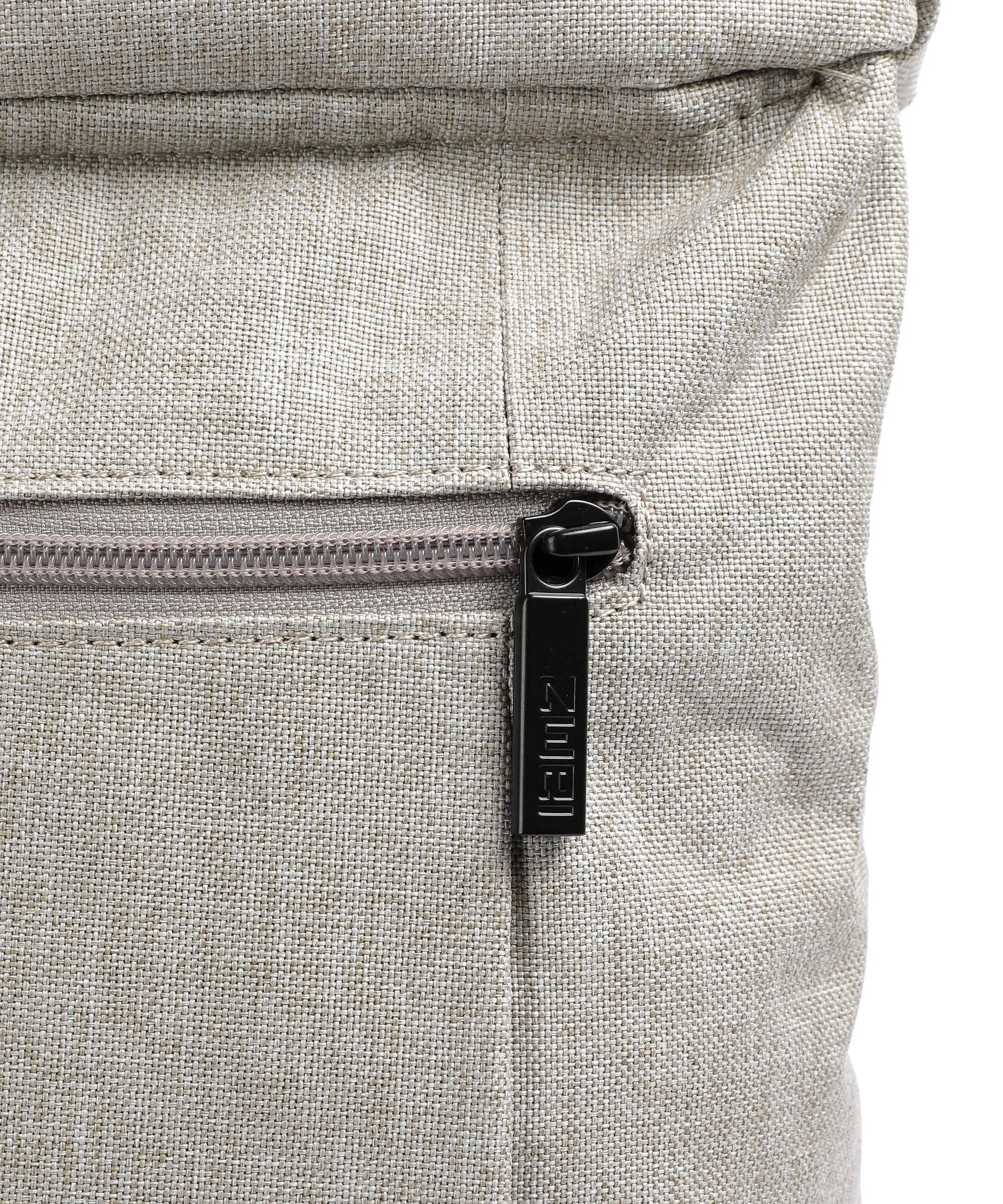  Zwei Benno BE120 Borsa a zainetto poliestere beige/grigio  