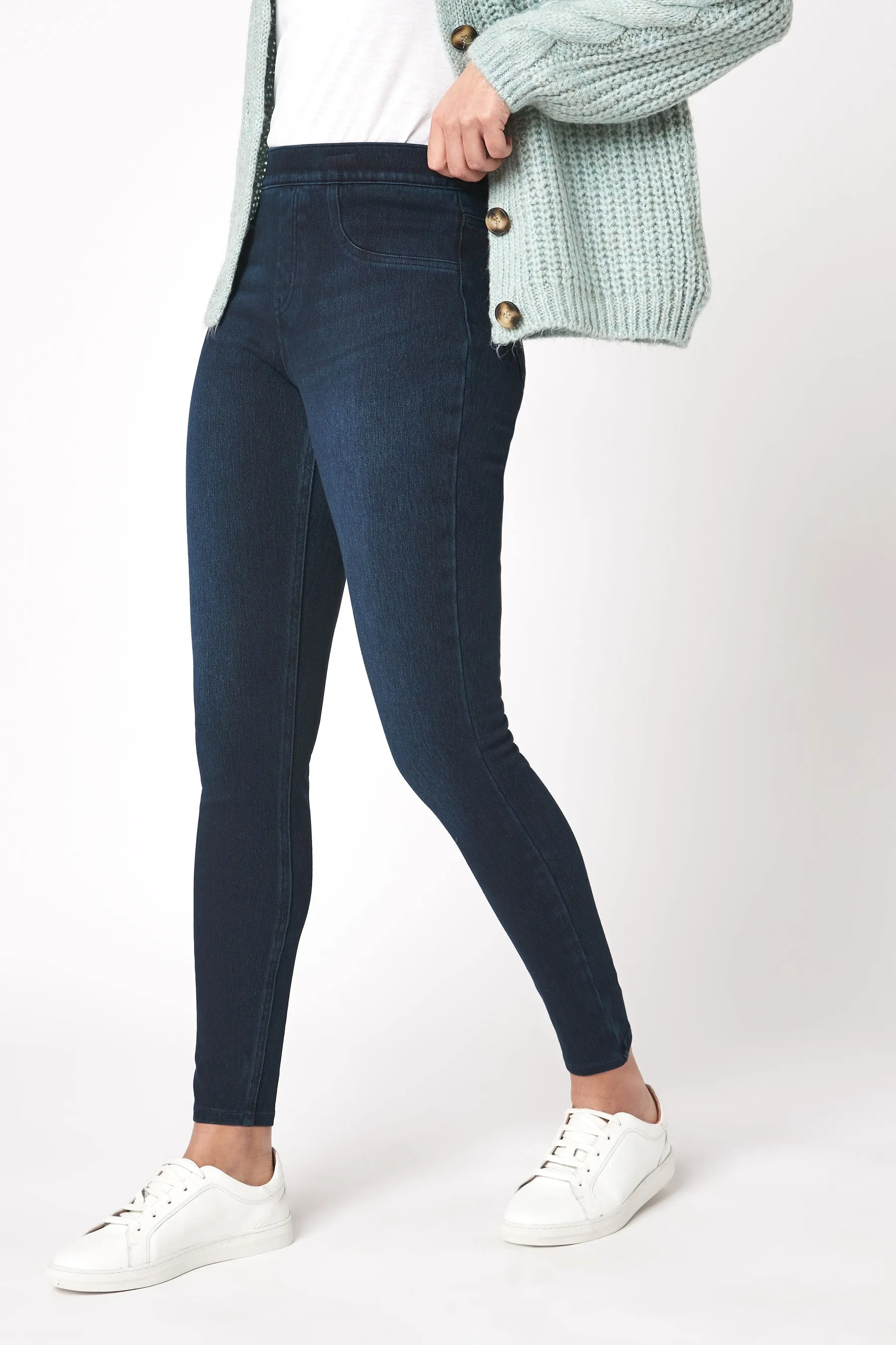 ® SPANX- Ish - Jeggings skinny modellanti Jeans medio contenitivo